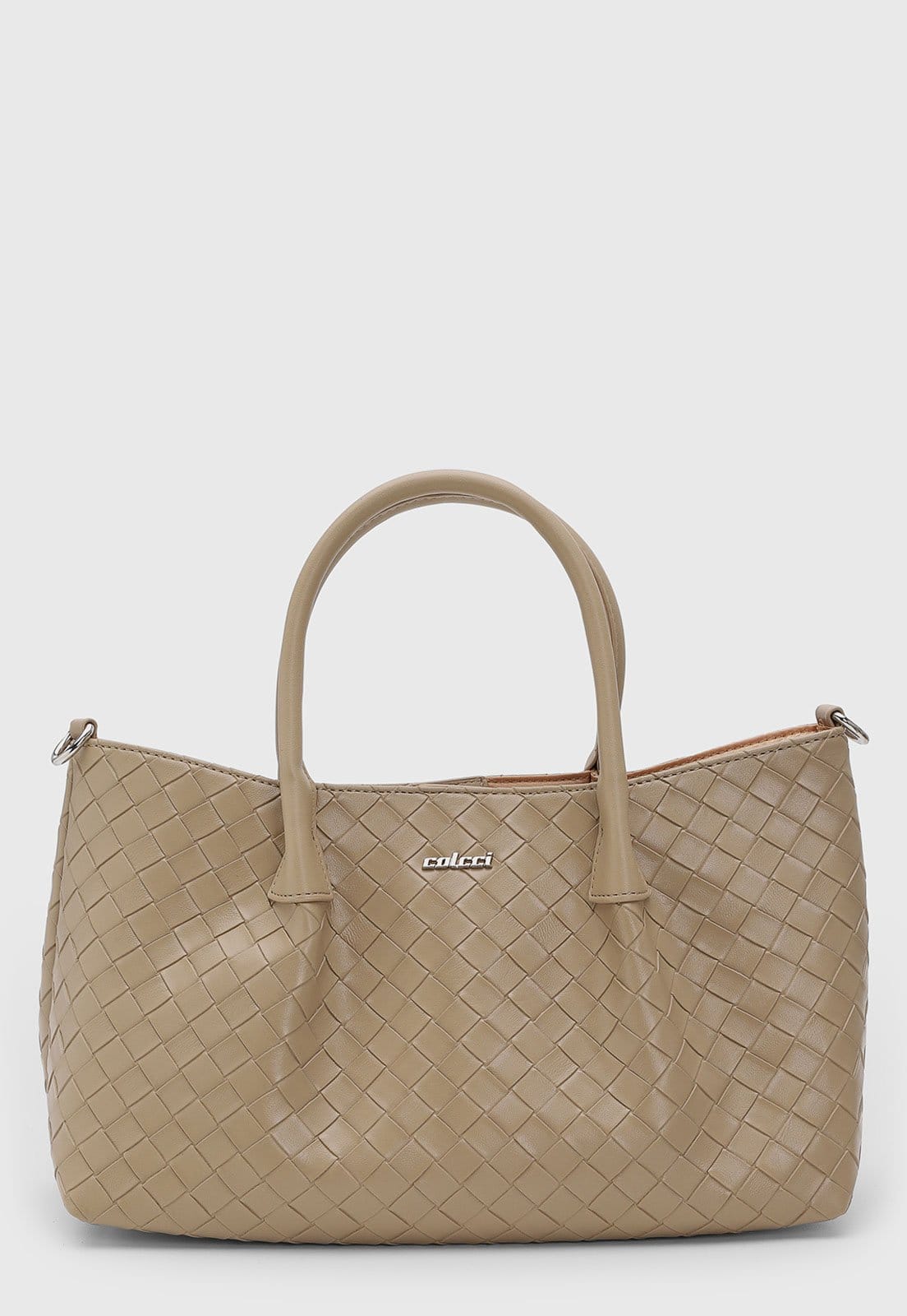 Bolsa Grande Colcci Textura Entrelaçada Fendi