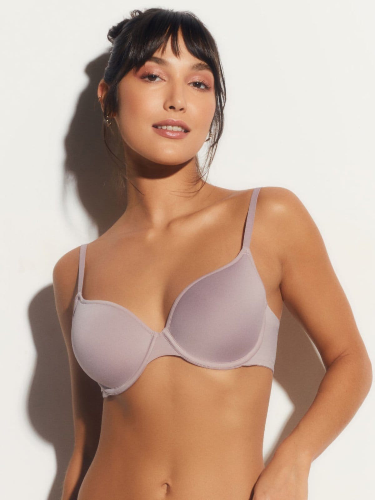 Vista 2 Sutiã Cobertura Total Bojo Spacer Essentials Microf Quail Loungerie incolor