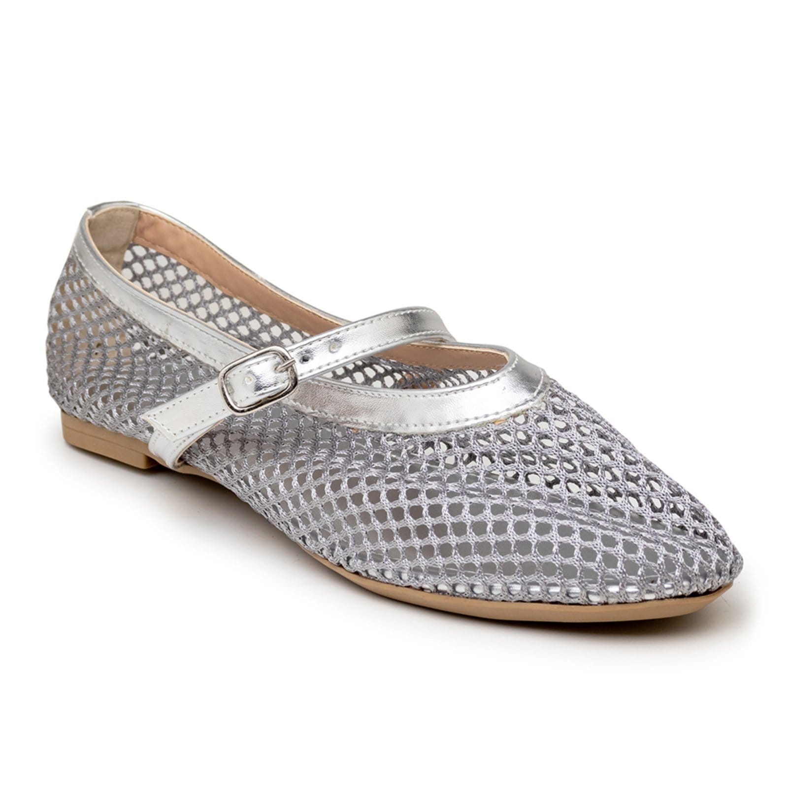 Sapatilha De Tela Feminina Tendência Bico Redondo 5400