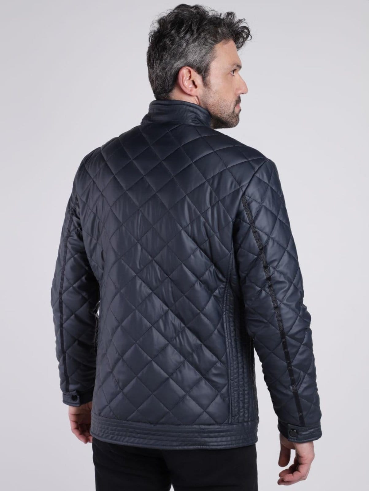 Vista 2 Jaqueta Elétron Masculina MARINHO Elétron azul