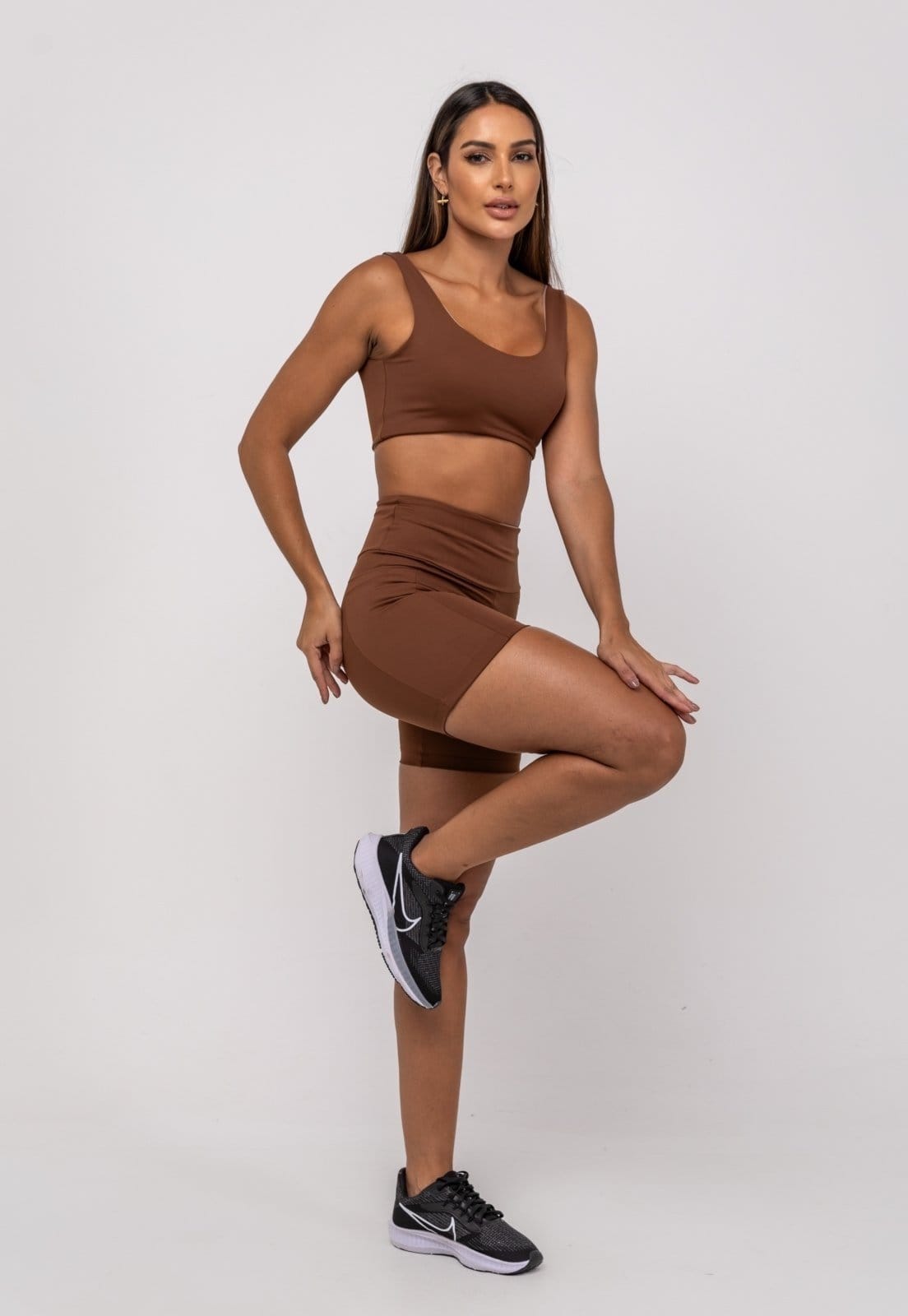 Bermuda Suplex Poliamida Com Bolso Quadrado Salvatore