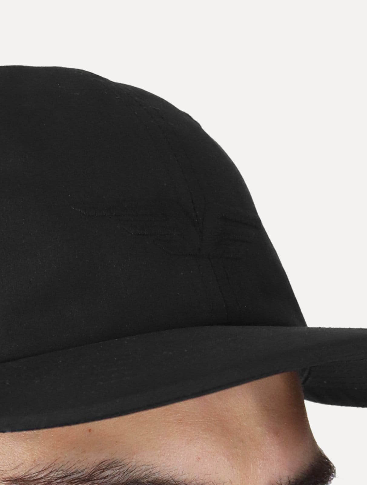 Vista 2 Boné Ellus Masculino E-Asa Espelhado Preto Ellus branco