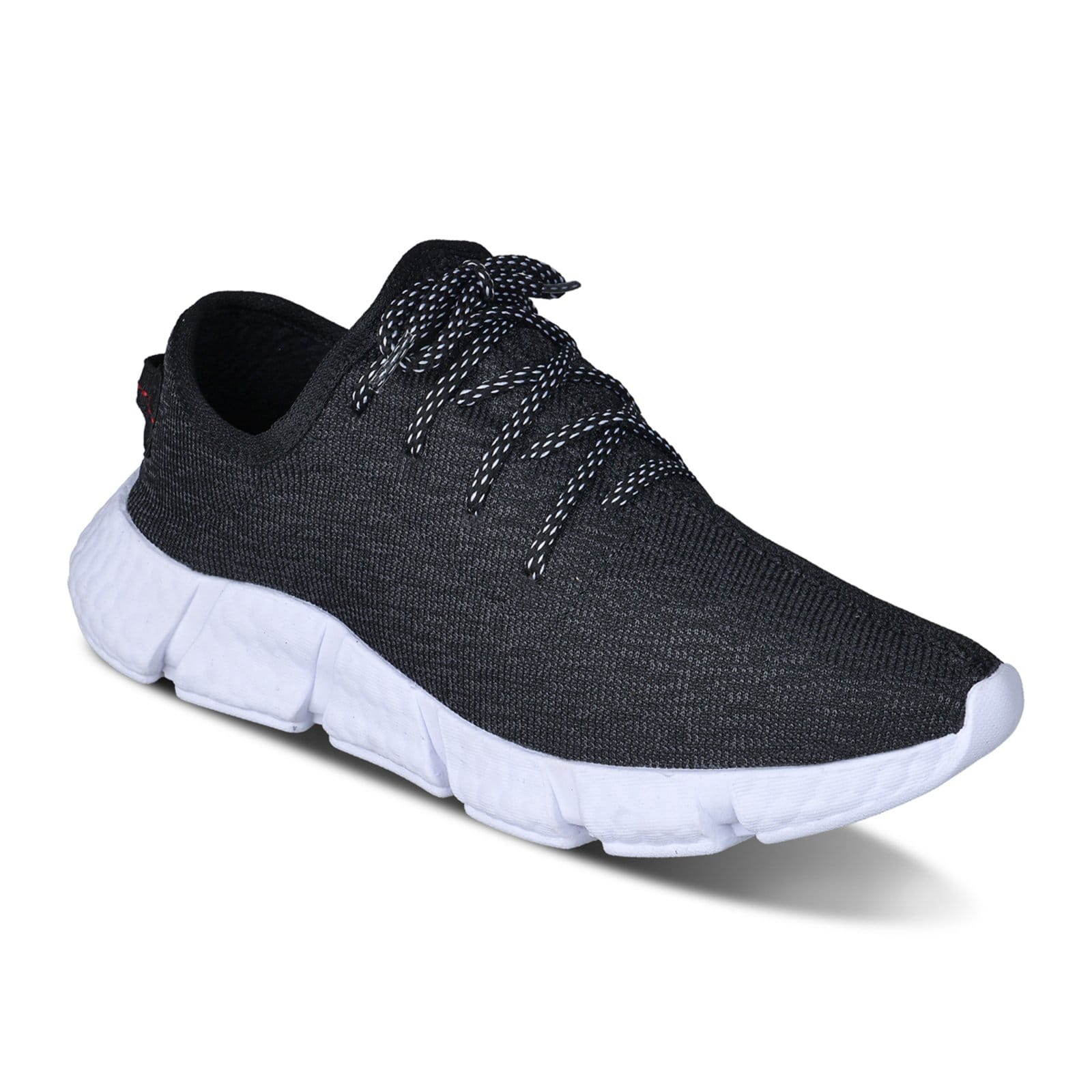 Vista 2 Tênis Masculino Prospect Ultra Casual Treino Sola Branca Lavini Shoes preto