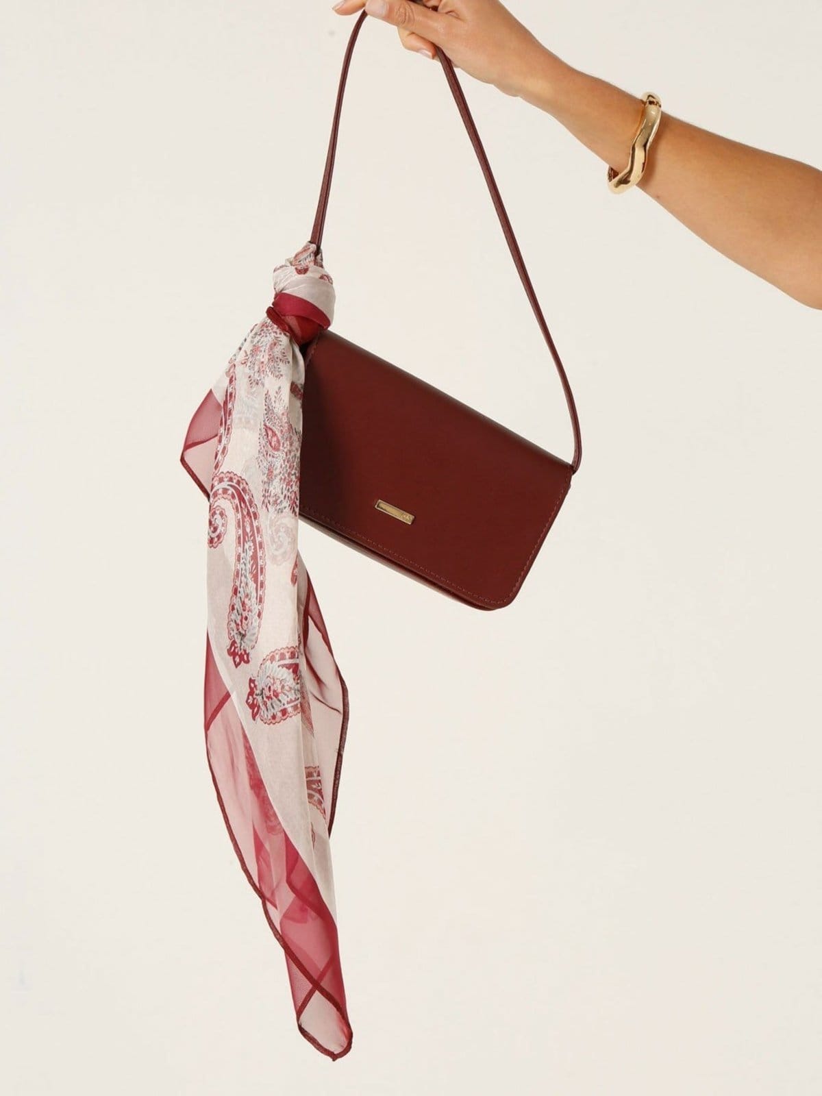 Lenço Principessa Barrado Paisley e Kora - 2