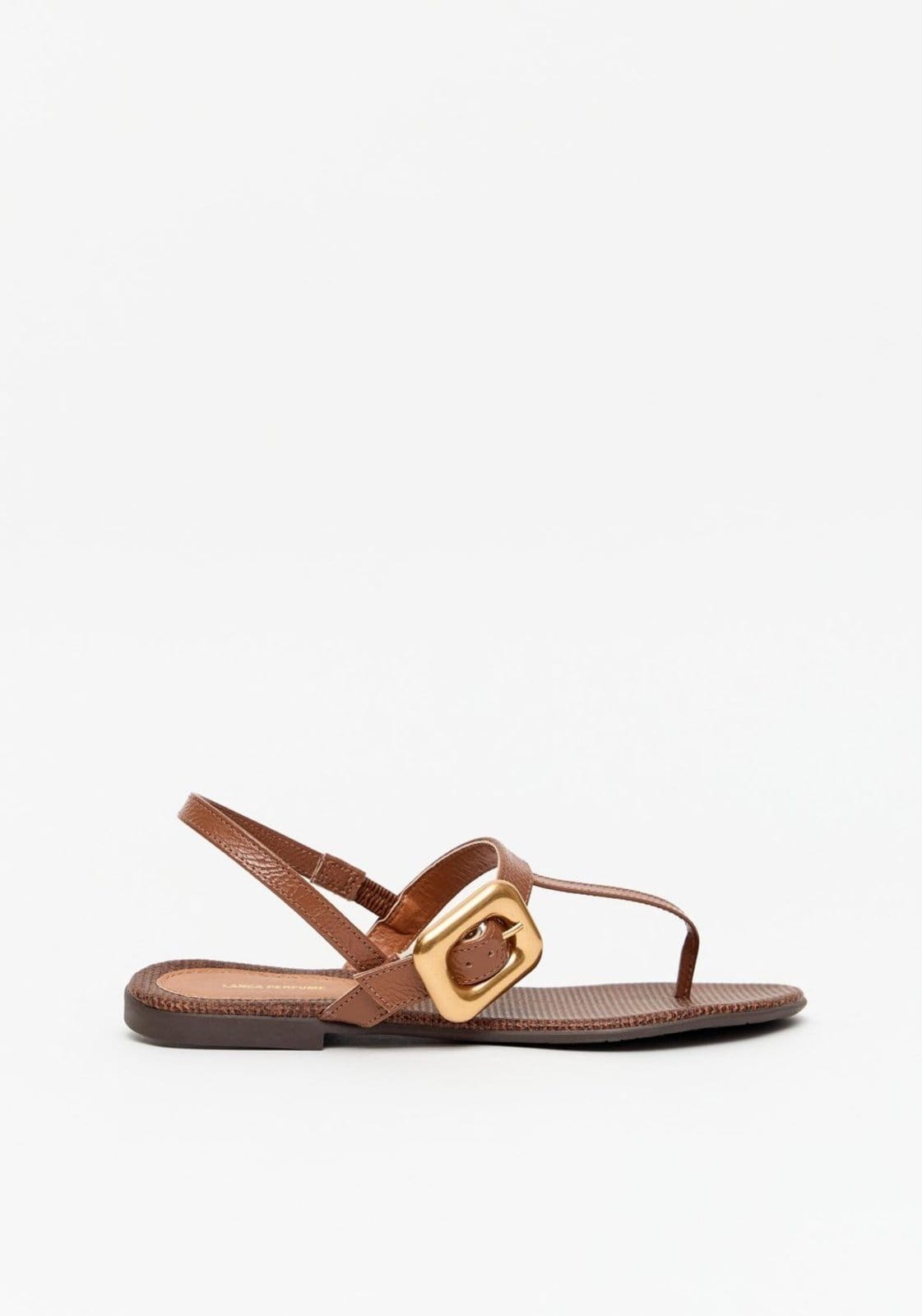 Sandália Rasteira Palmilha Palha