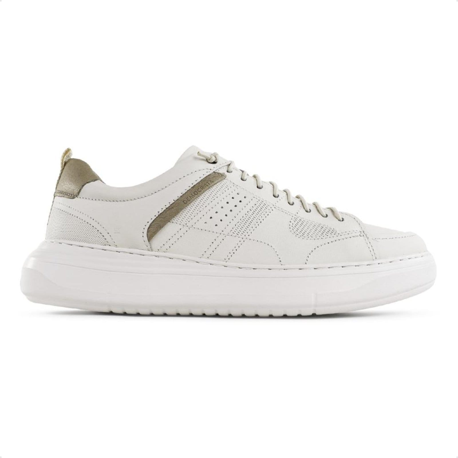 Sapatênis Democrata Denim Joe Ultra Light Masculino Bege