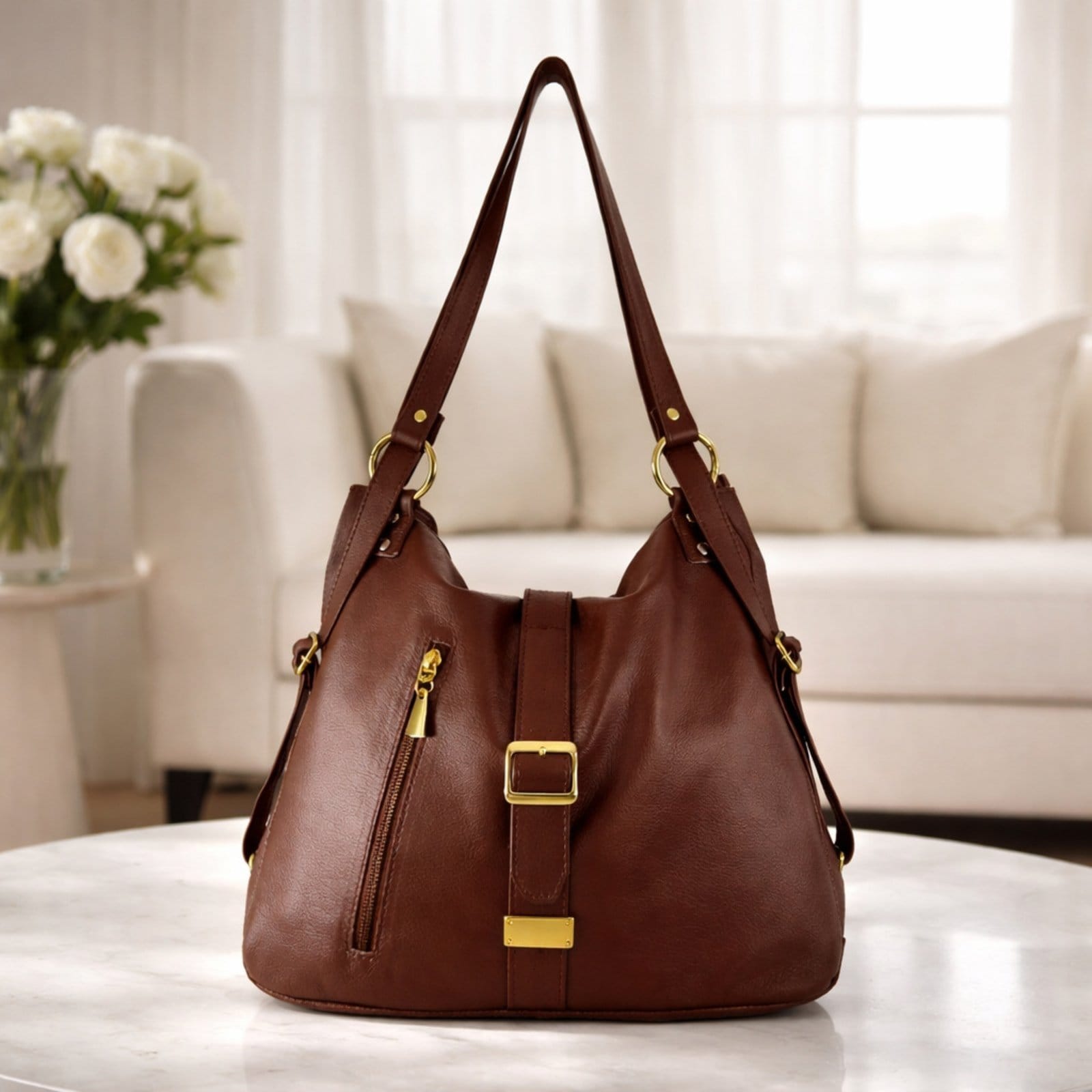 Bolsa Mochila Sacola TopGrife Couro