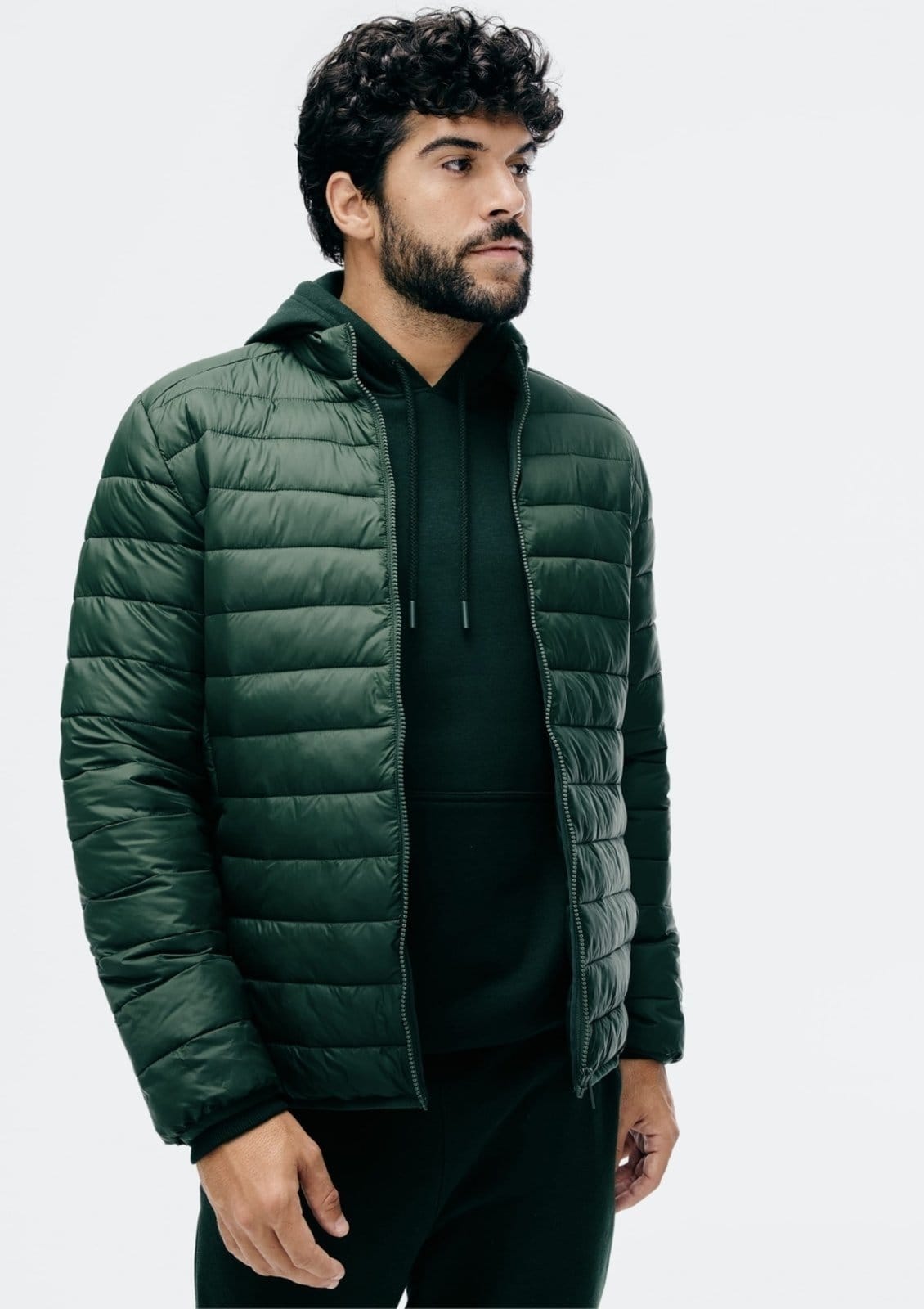 Jaqueta Básica Masculina Puffer Regular Matelassê