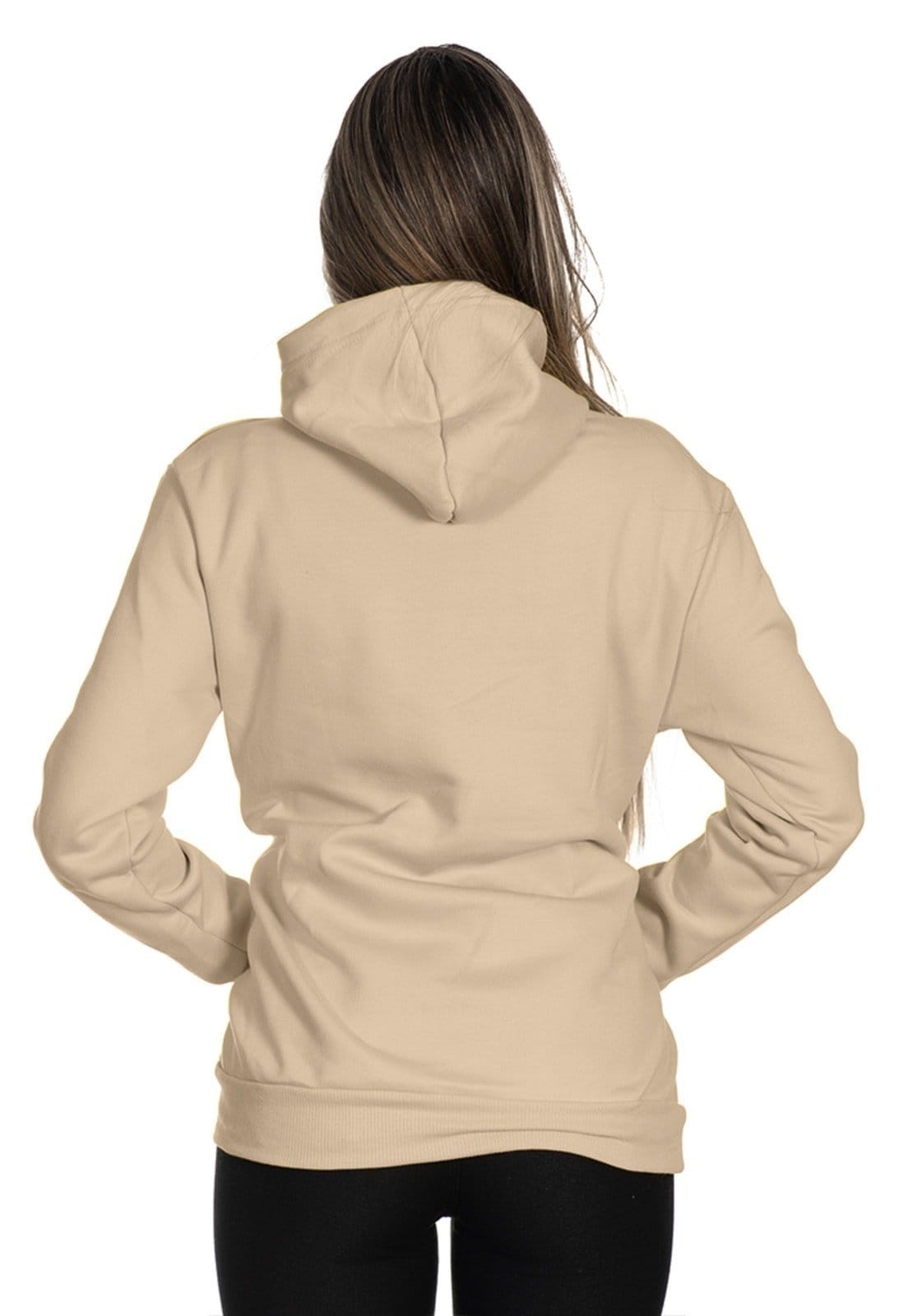 Moletom Feminino Lavini Canguru Blusa De Frio liso Com Capuz - 2