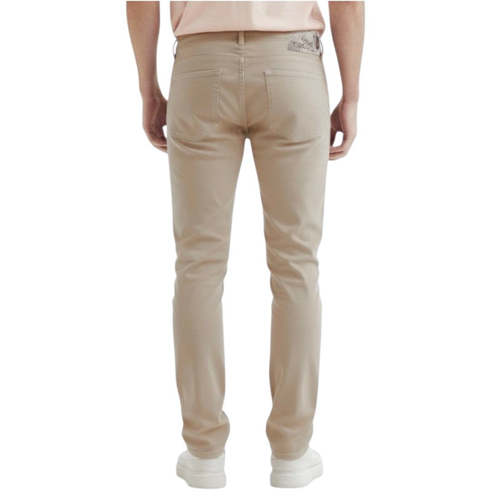 Vista 2 Calça Sarja Masculina Gilson Triton Esquilo Triton bege