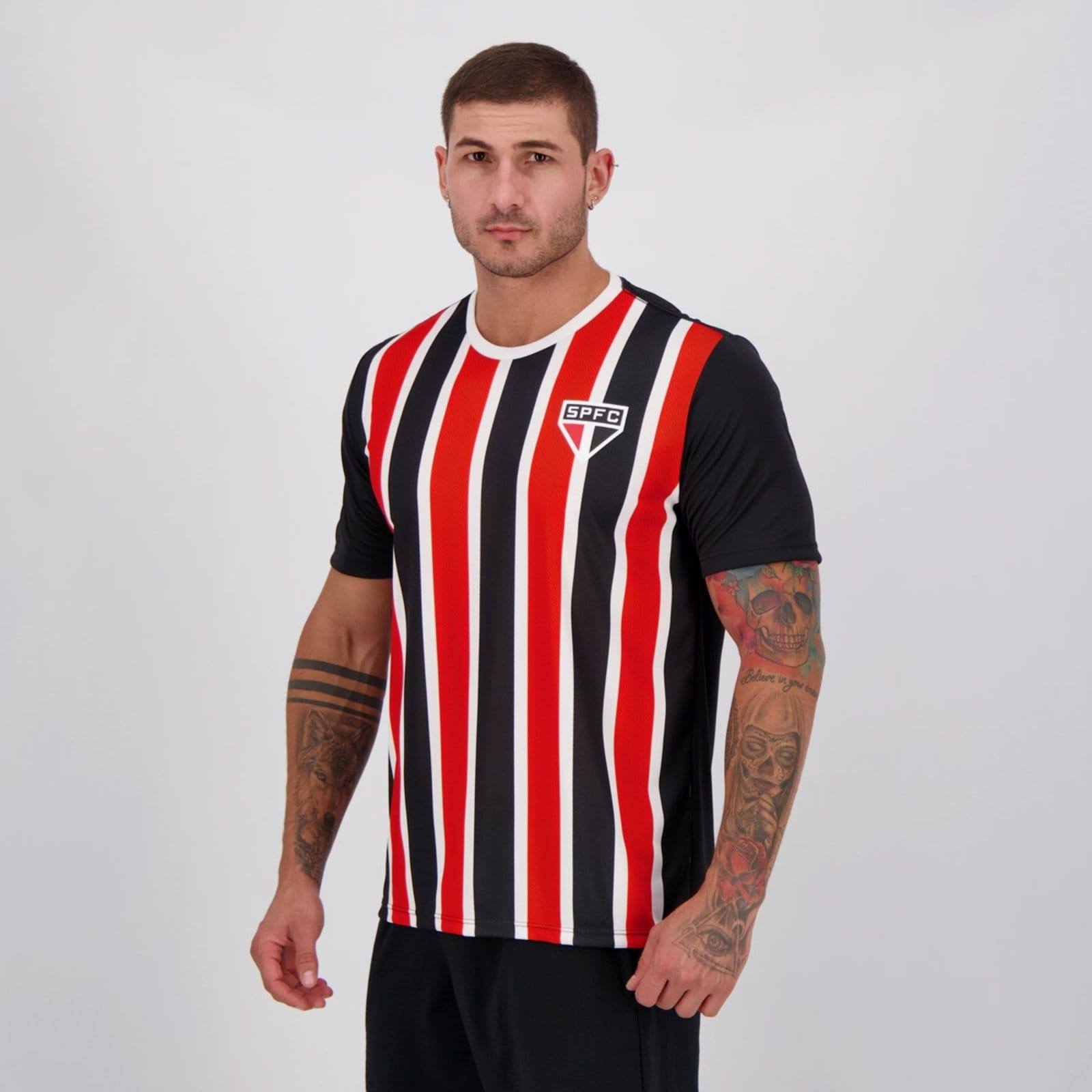Vista 2 Camisa São Paulo Change Preta braziline preto