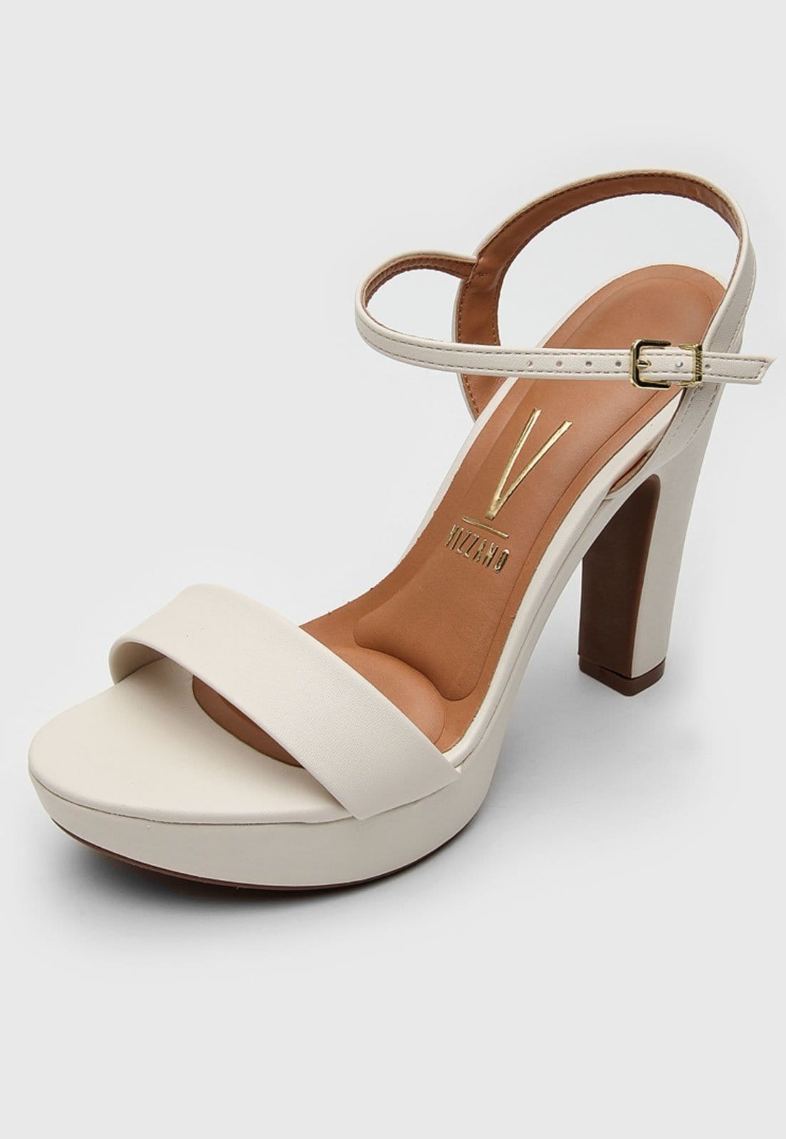 Vista 2 Sandália Vizzano Meia Pata Off-White VIZZANO off-white white
