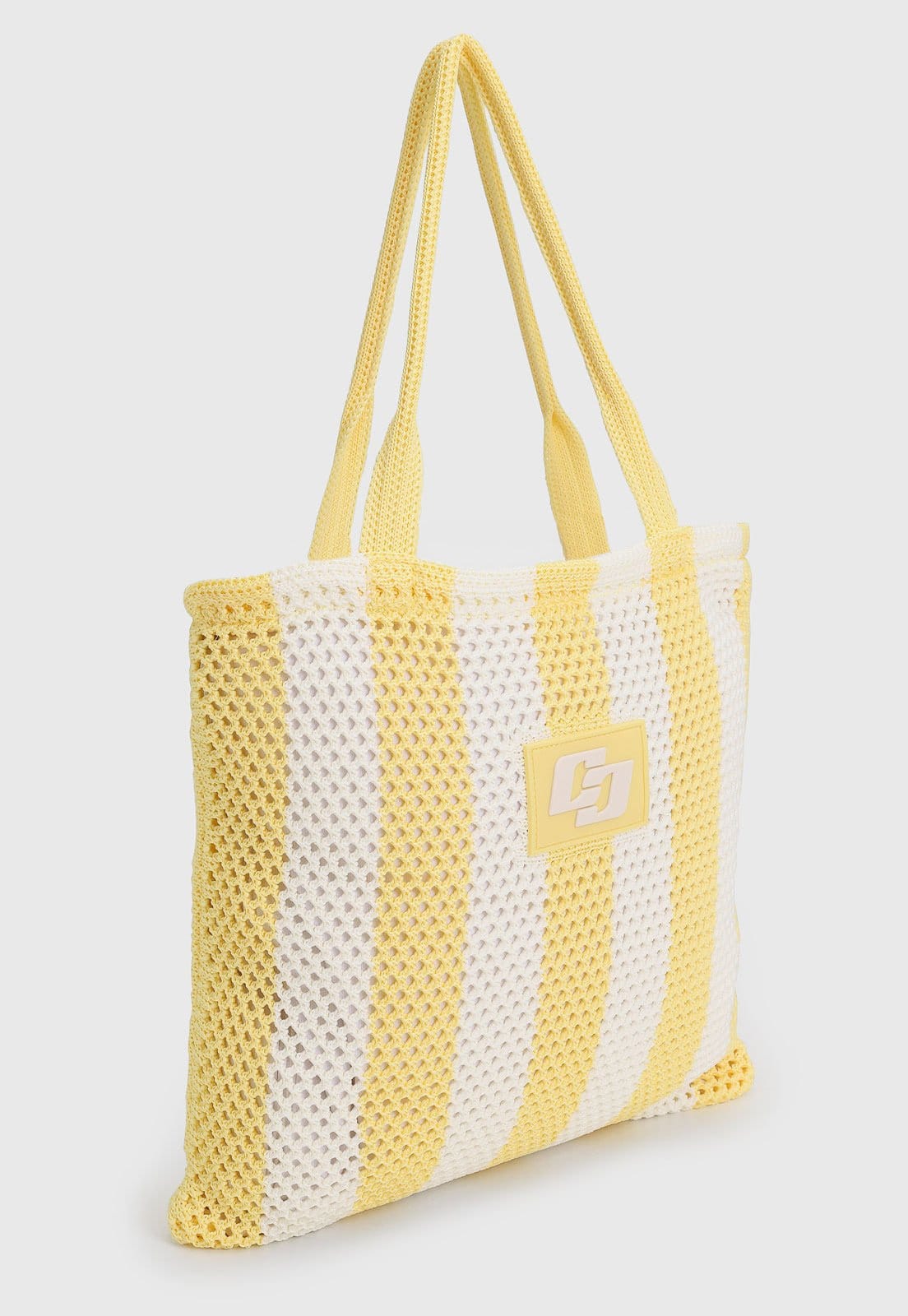 Vista 2 Bolsa Feminina Colcci Listrada Amarela Colcci amarelo