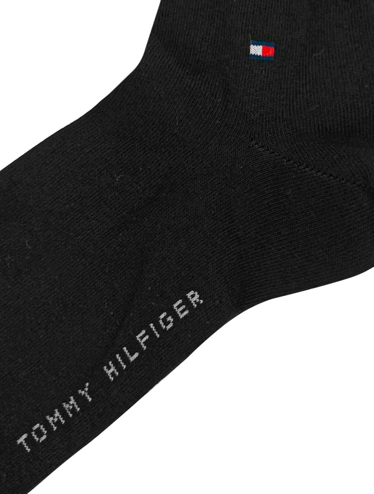 Meia Tommy Hilfiger TH Men Quarter Preta Kit 2 Pares - 2