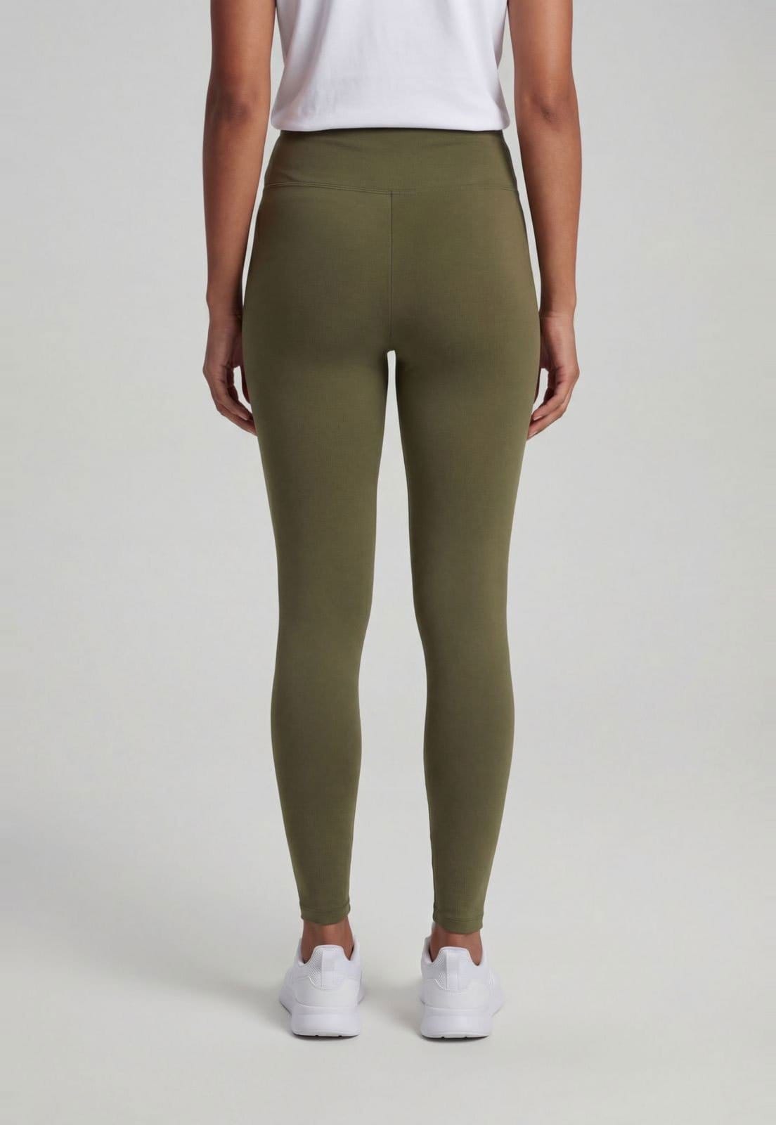 Vista 2 Calça Legging Feminina adidas Performance Treino Básica Oliva adidas performance verde