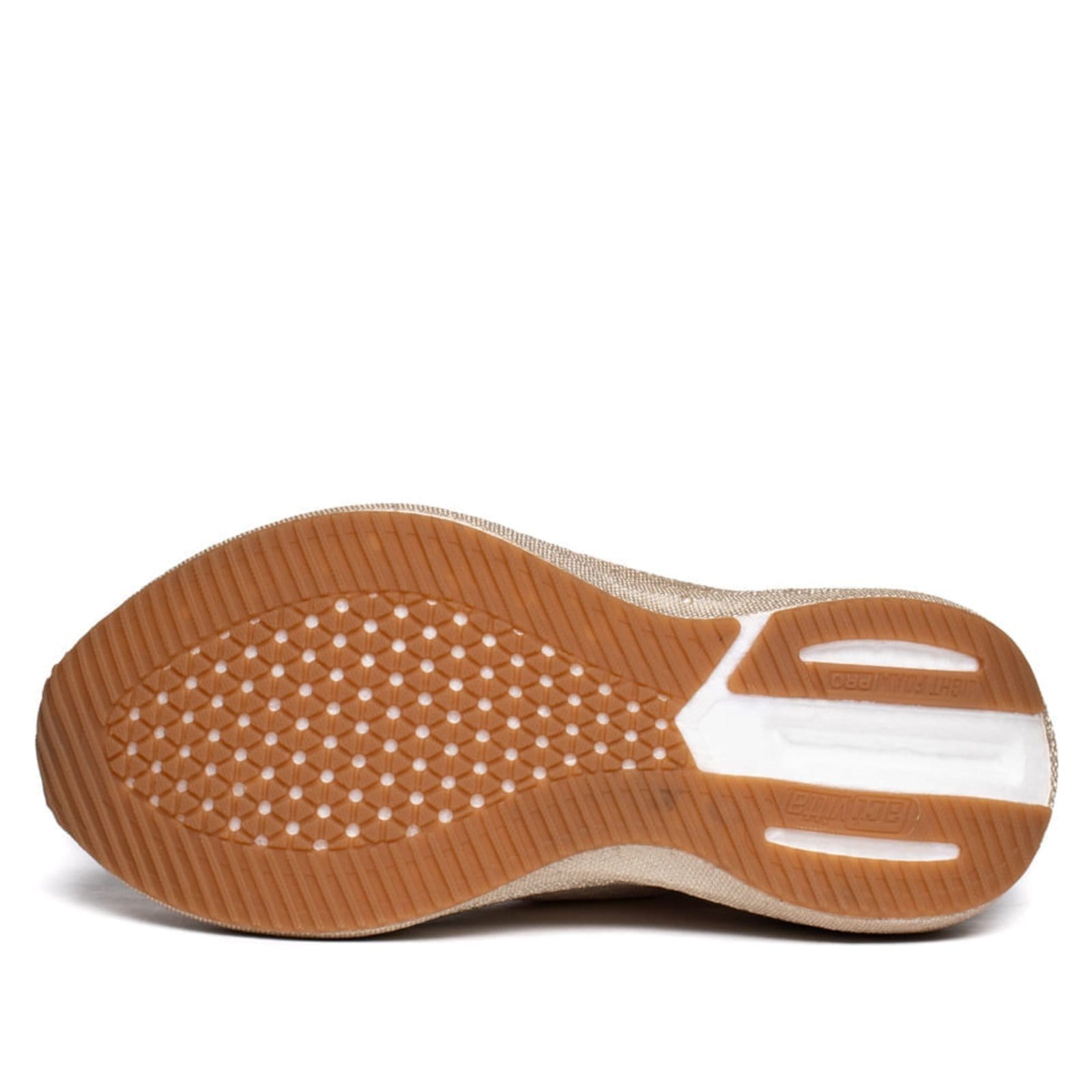 Vista 2 Tênis Feminino Actvitta Knit Conforto Off White/Caramelo ACTVITTA off-white white