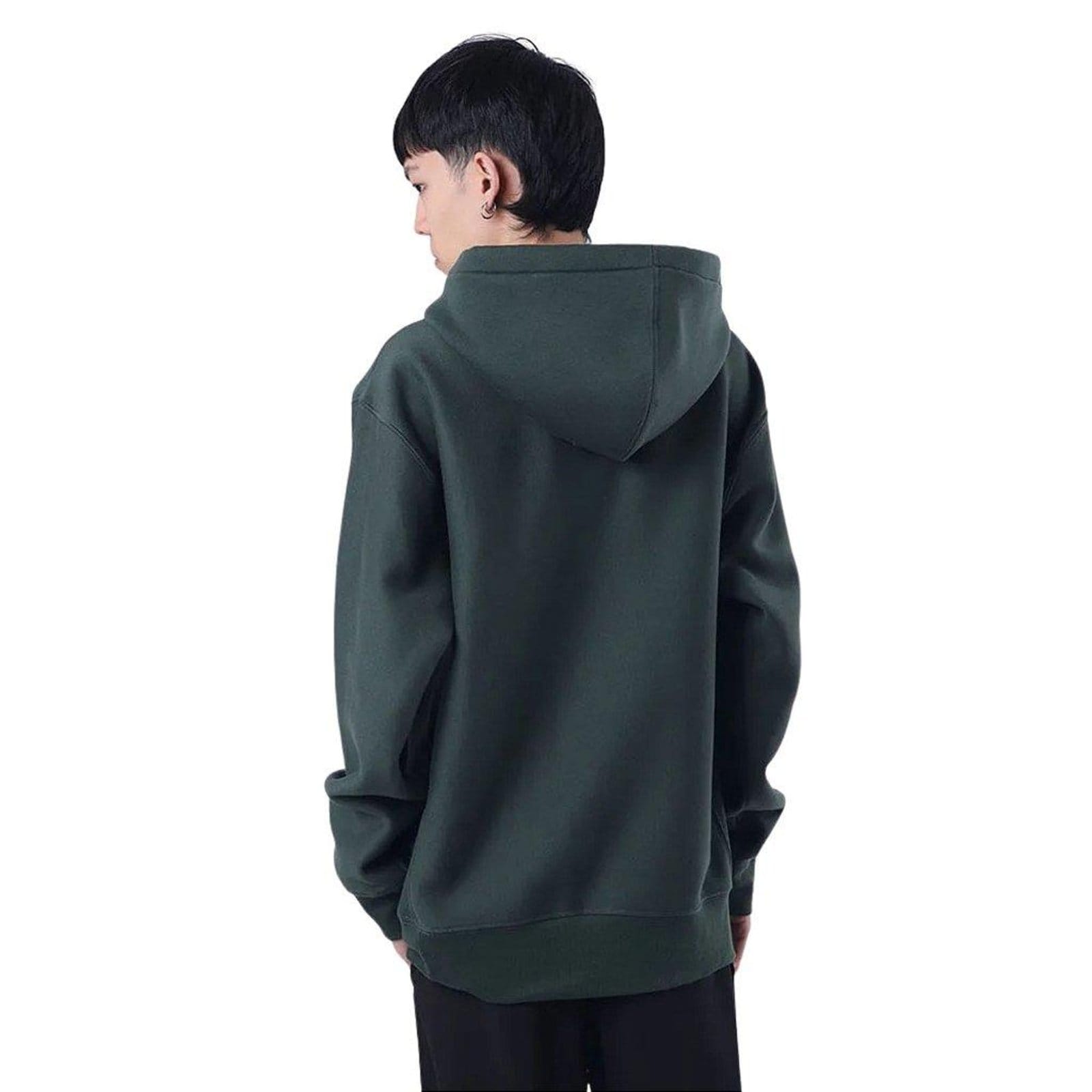 Vista 2 Moletom Canguru Champion Champ Cang Rw Ml Emb Logo Ground Champion verde