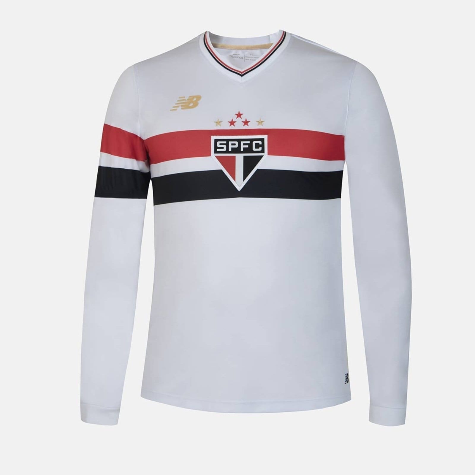 Camisa Manga Longa New Balance São Paulo I 2025