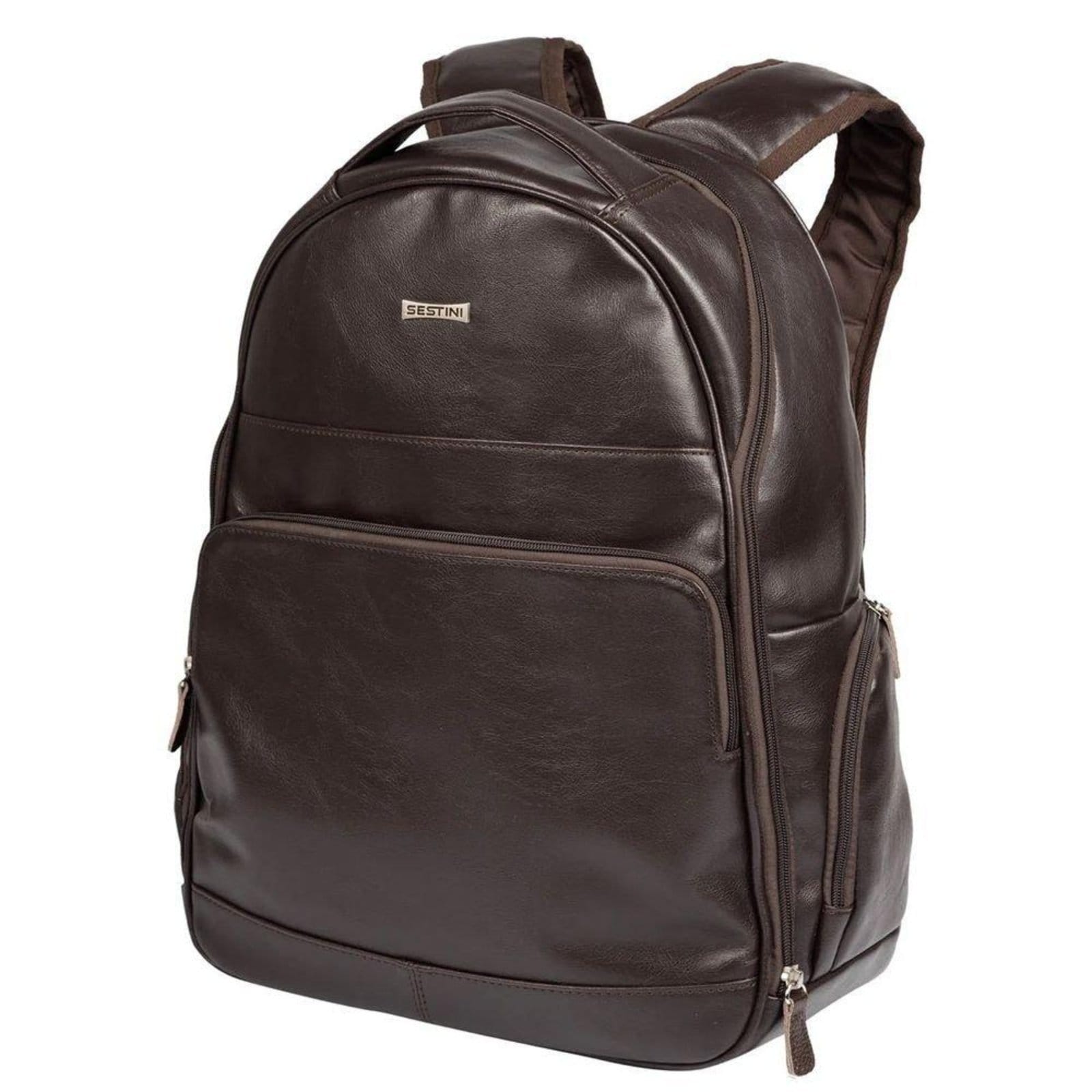 Vista 2 Infantil - Mochila Sestini Grande Laptop Active 3 Café Sestini marrom