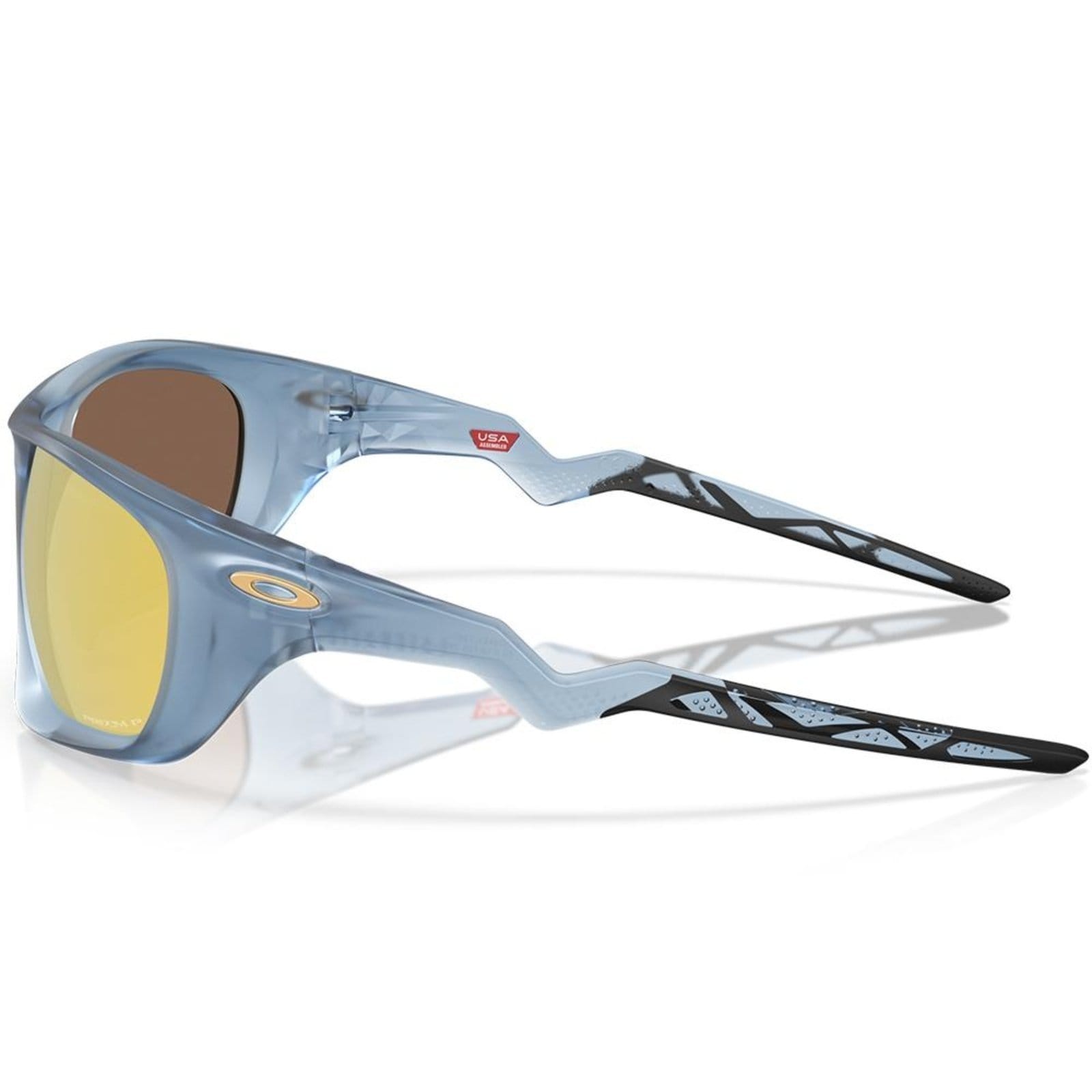 Vista 2 Óculos de Sol Oakley Lateralis Matte Transparent Abyss 1560 Oakley preto transparent
