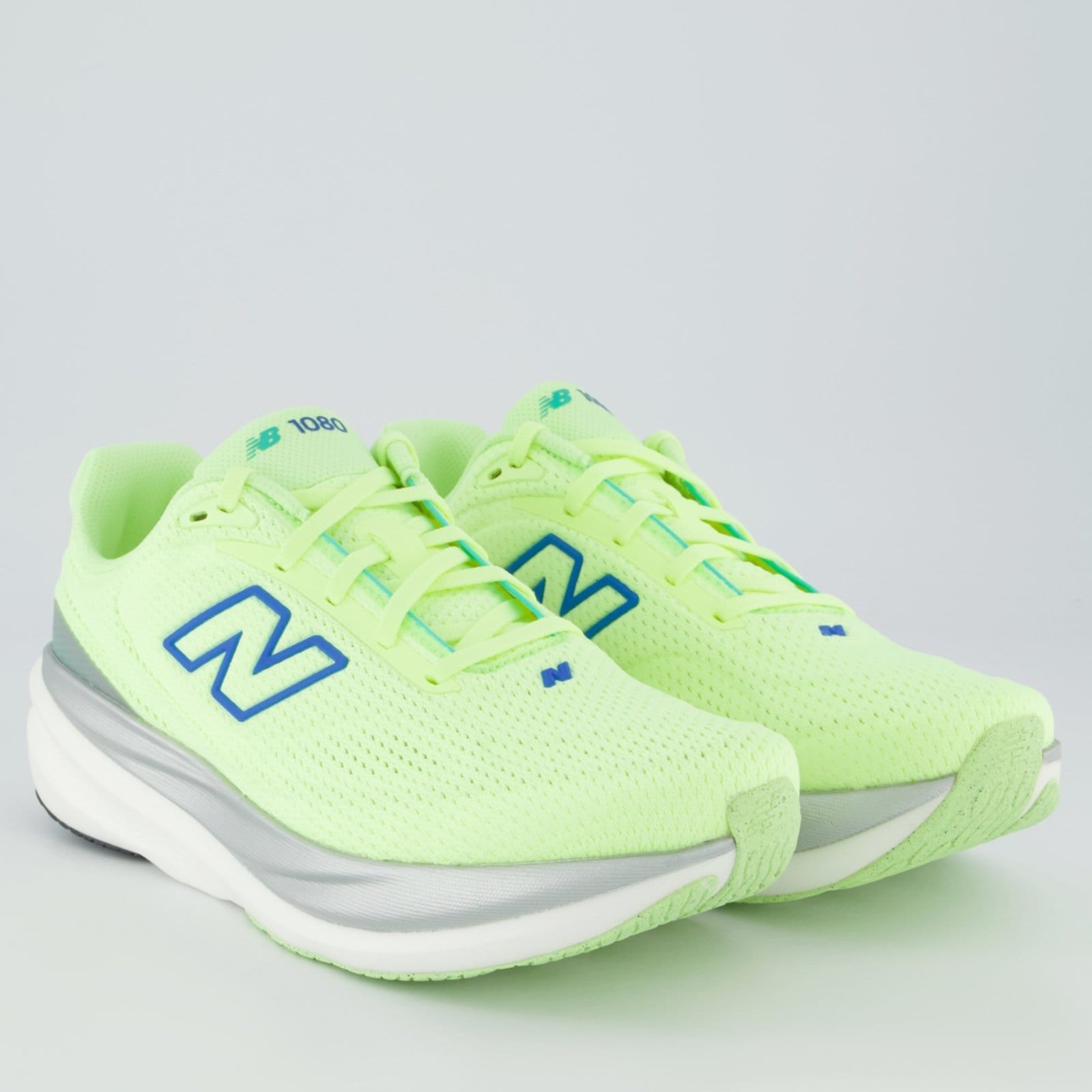 Vista 2 Tênis New Balance Infinion 1080 V15 Claro New Balance verde