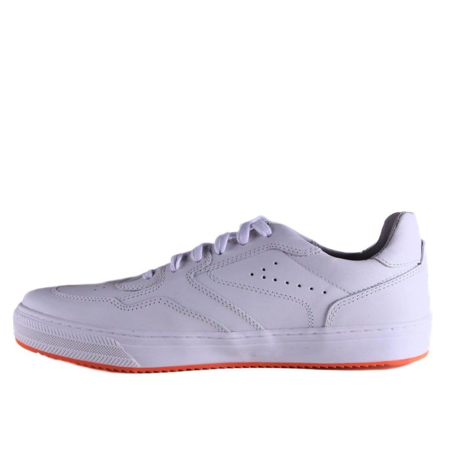 Vista 2 Tênis Masculino Em Couro Zariff 74016 Zariff Zariff branco