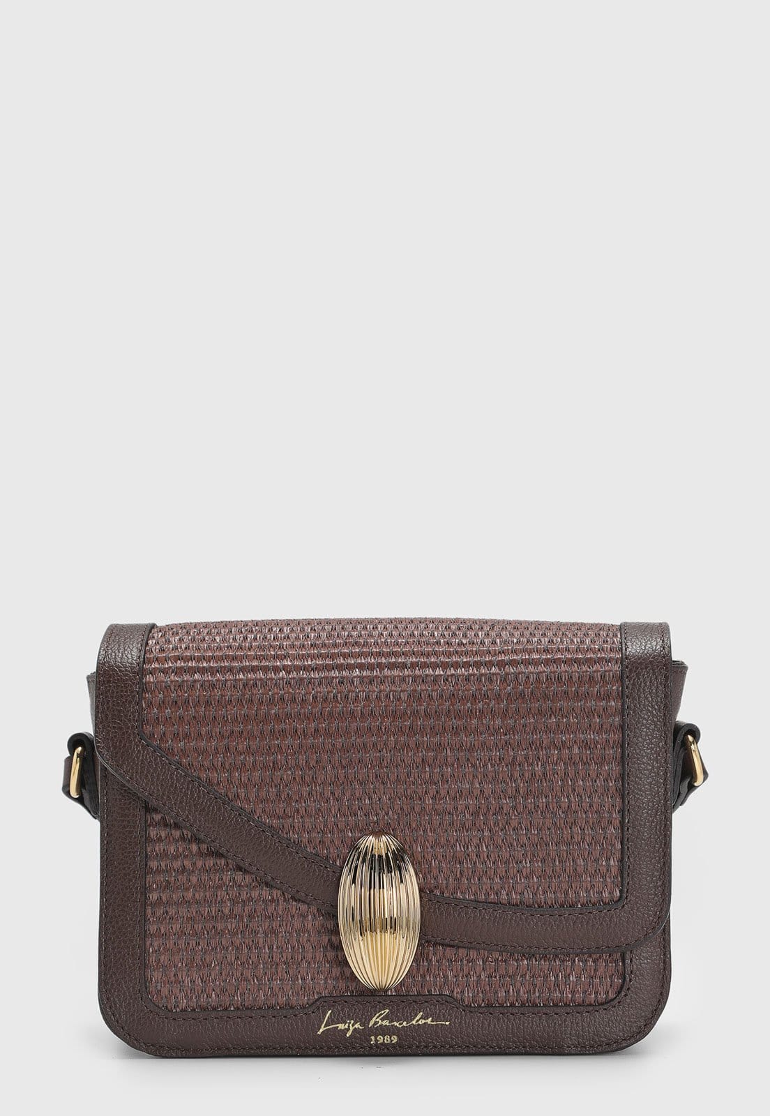 Bolsa Média Feminina Luiza Barcelos Textura Trançada