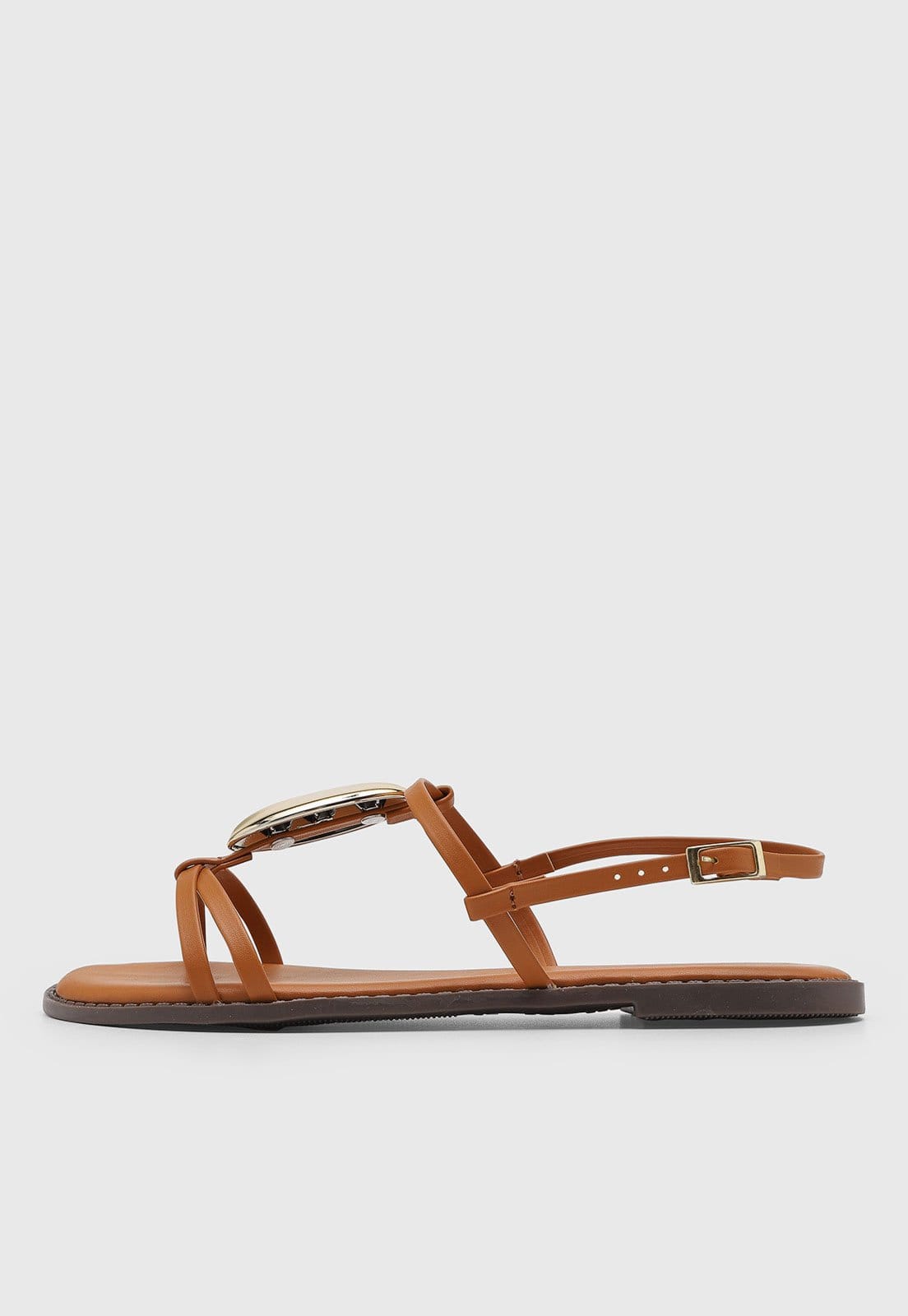 Rasteira Feminina Anacapri Detalhe Metálico