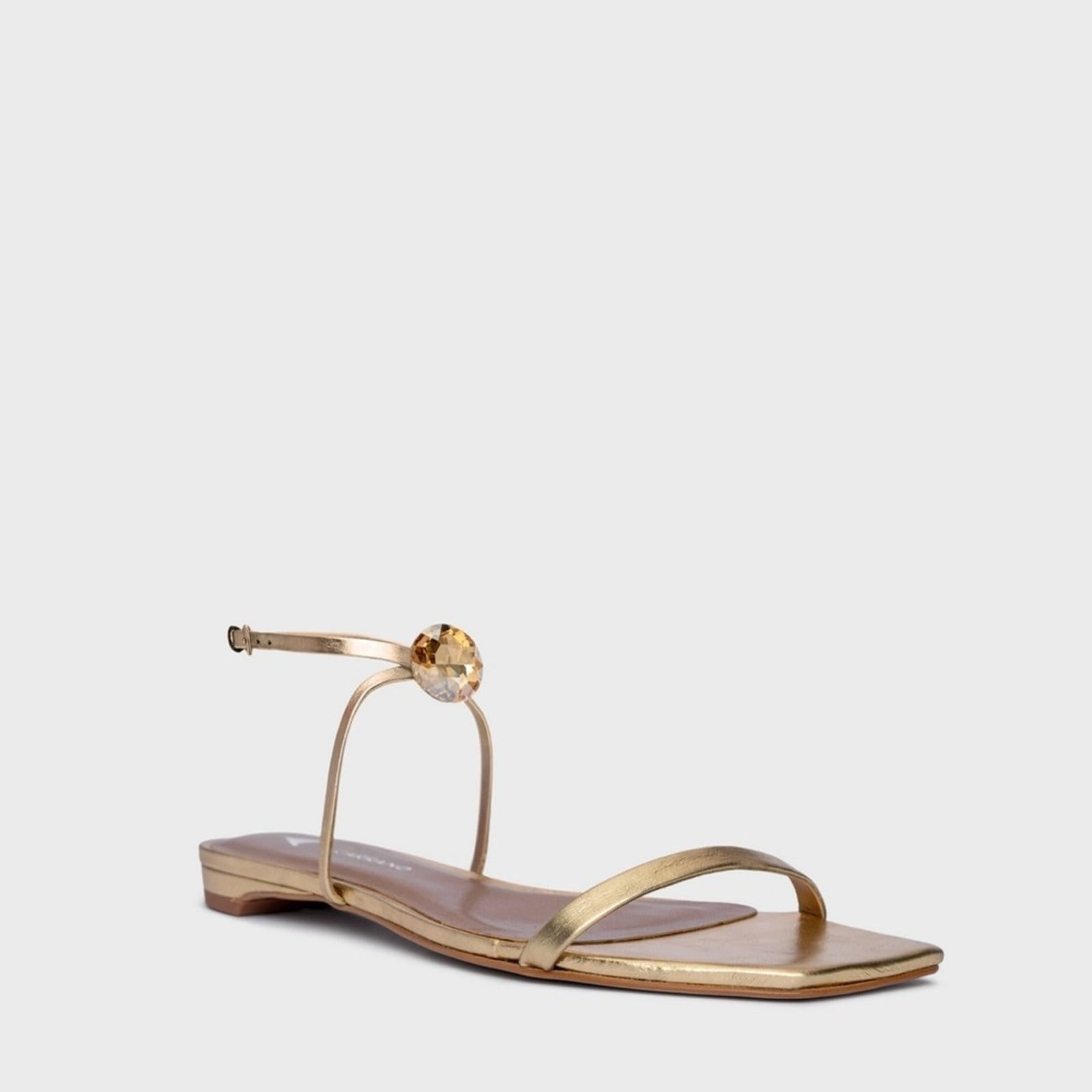 Vista 2 Rasteira Flat Carrano 919011 Carrano dourado