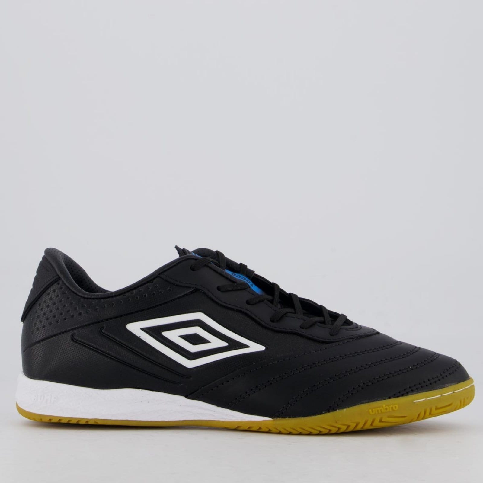 Chuteira Umbro Tocco III Premier Futsal Preta e Branca