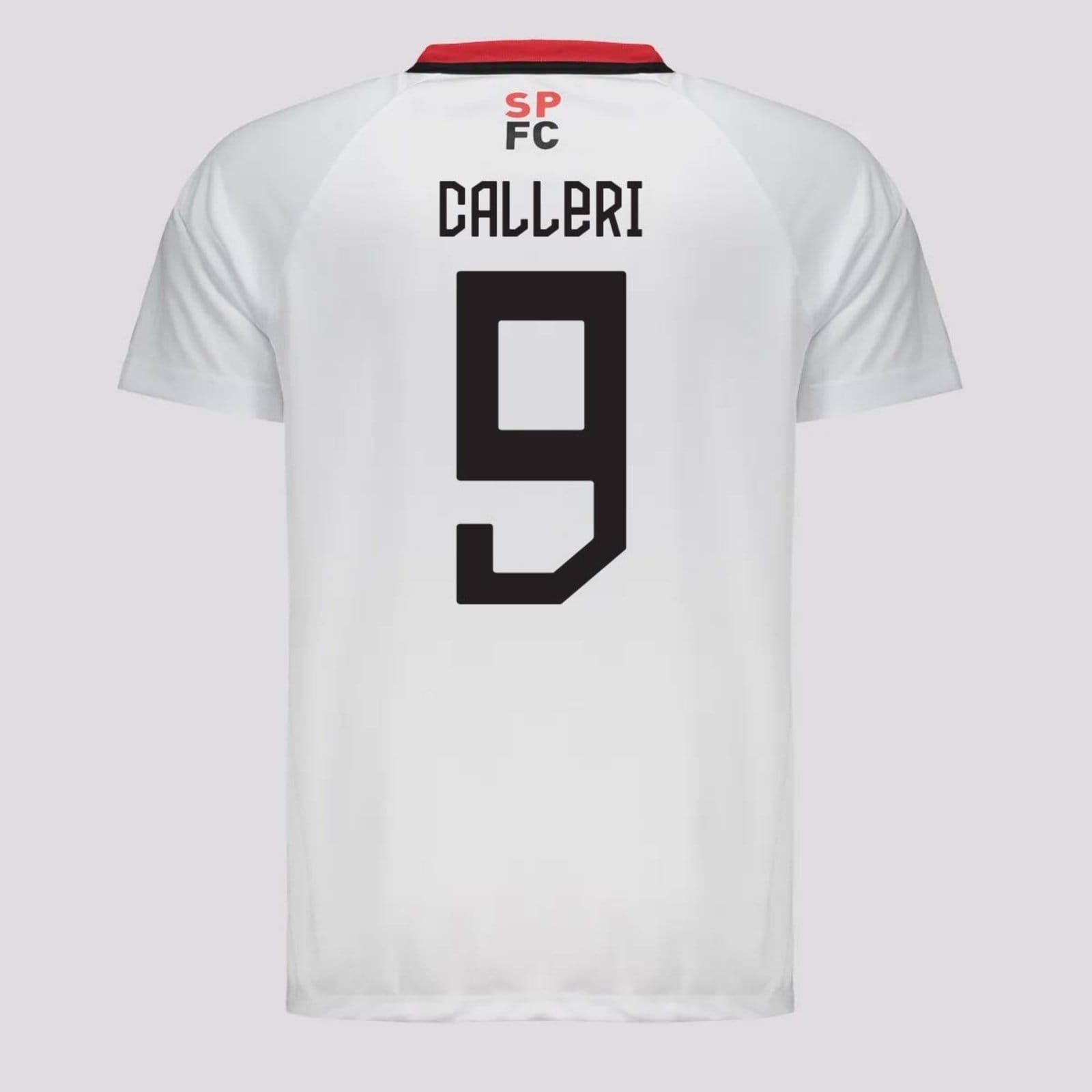 Camisa São Paulo Aliança 9 Calleri Branca