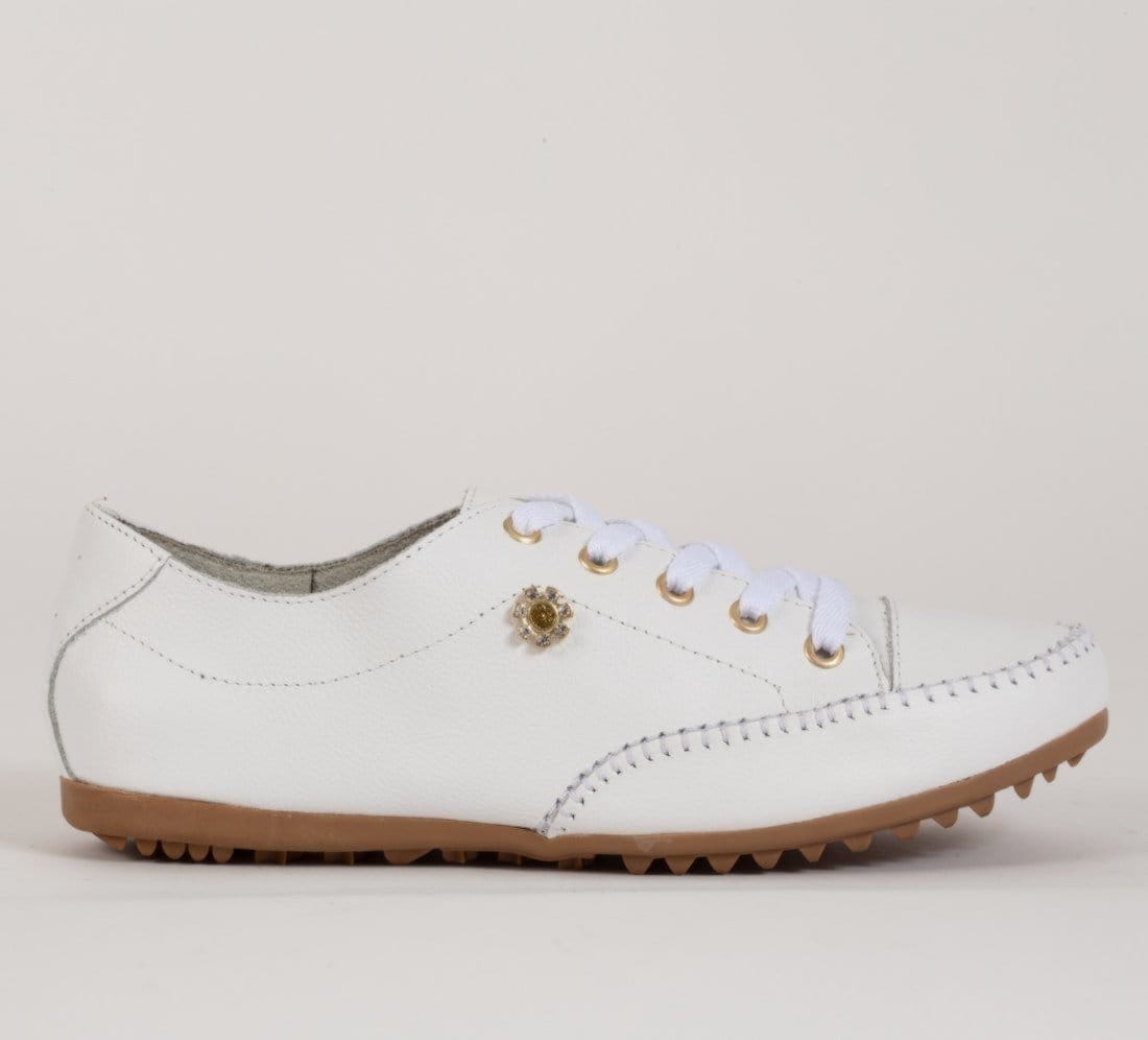 Tênis Sapatênis Giulia Capri em Couro Coleção 2025 - Cod100