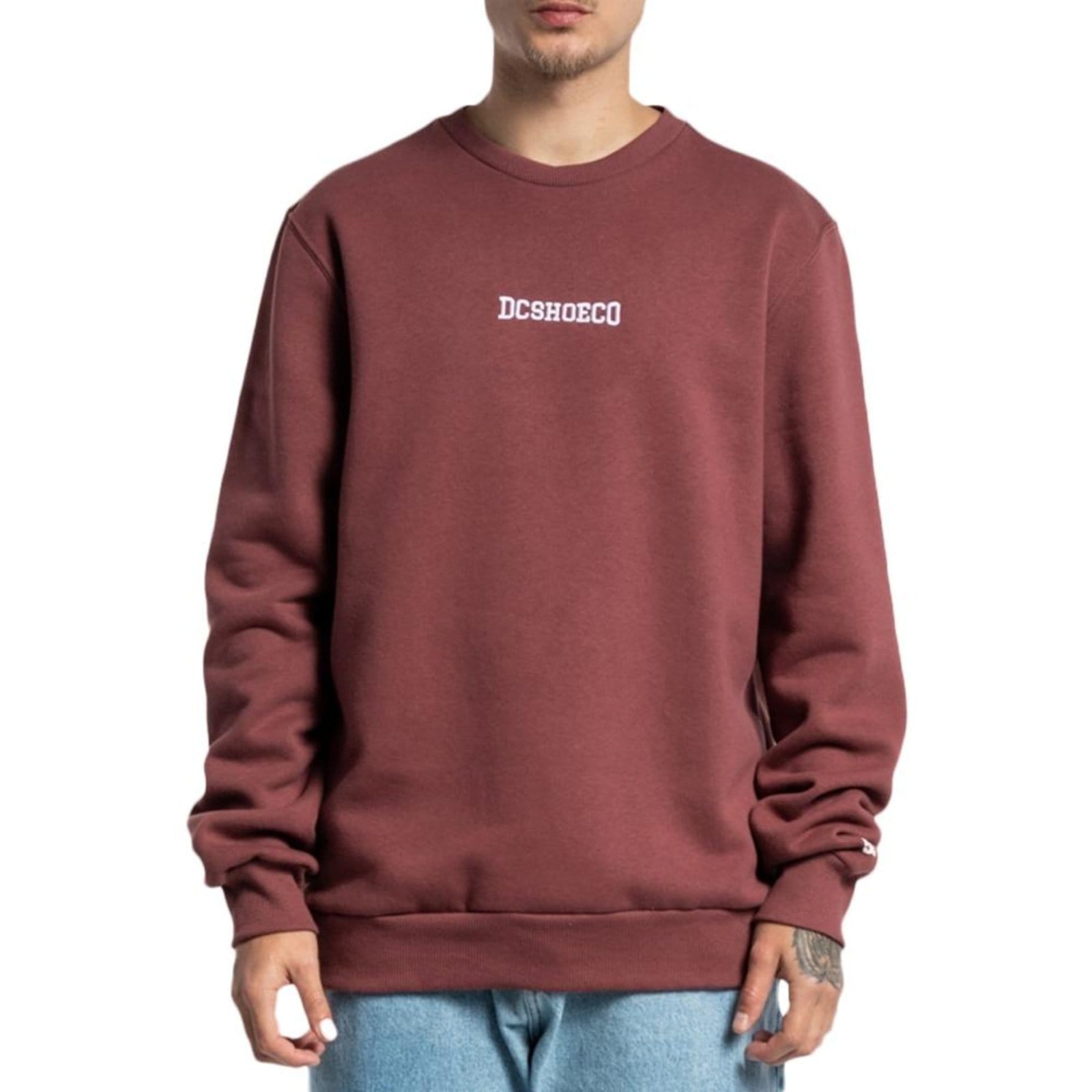 Moletom DC Shoes Careca Riot Crew WT23 Masculino Bordo