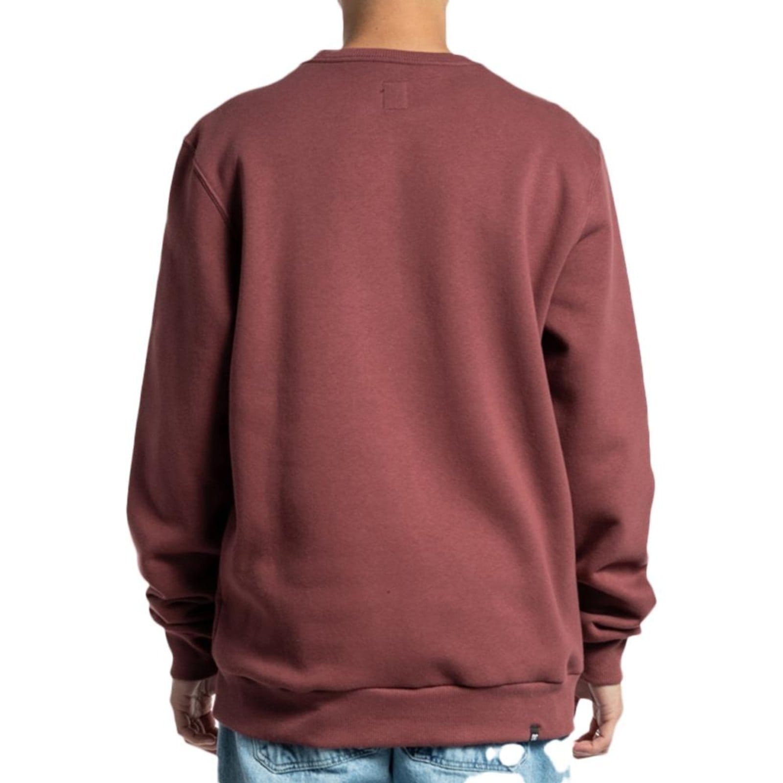 Vista 2 Moletom DC Shoes Careca Riot Crew WT23 Masculino Bordo DC Shoes vermelho