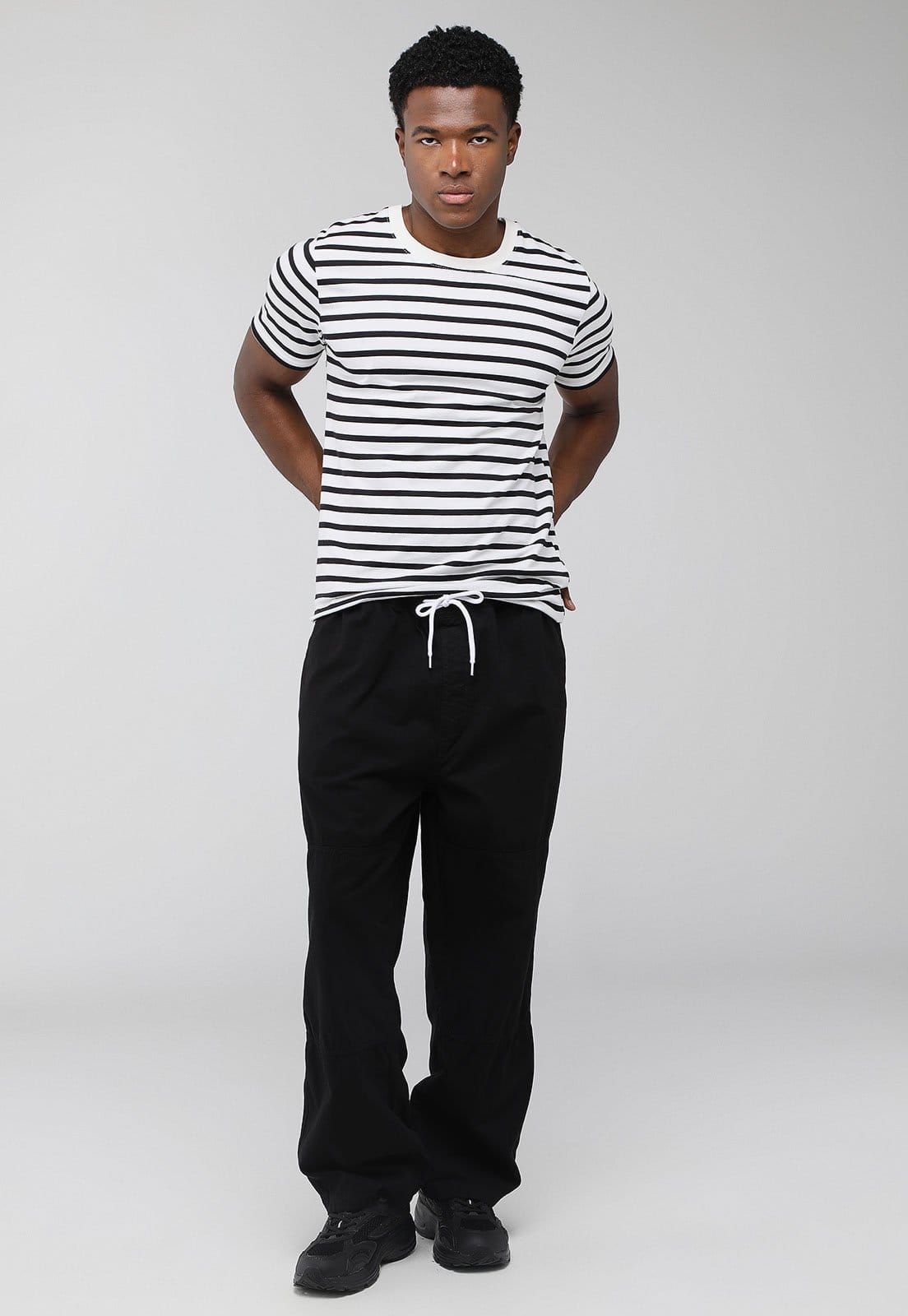 Vista 2 Calça Masculina Element Double Knee Chillin Preta Element preto