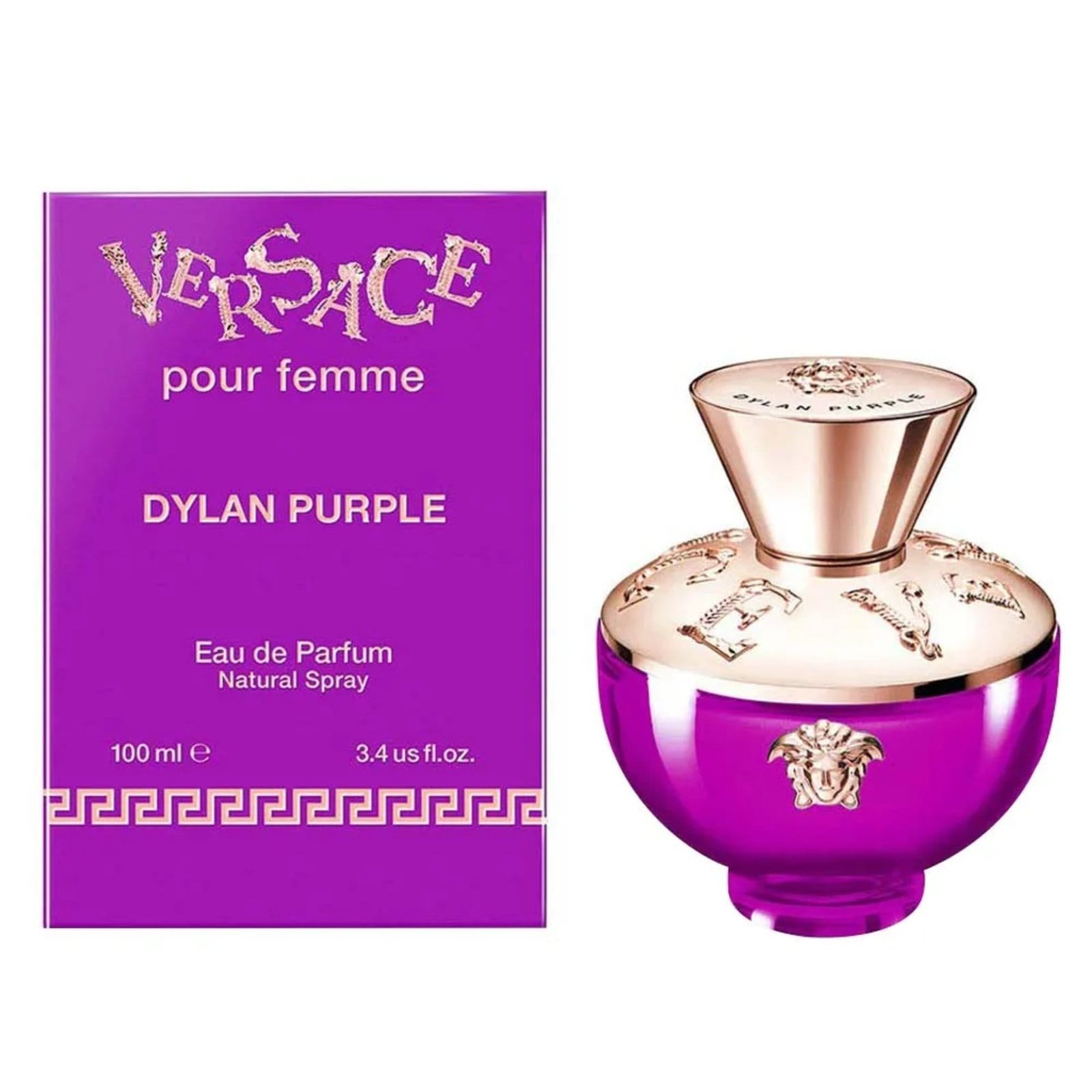 Vista 2 Versace Dylan Purple Perfume Feminino Eau de Parfum 100 ml Versace incolor purple