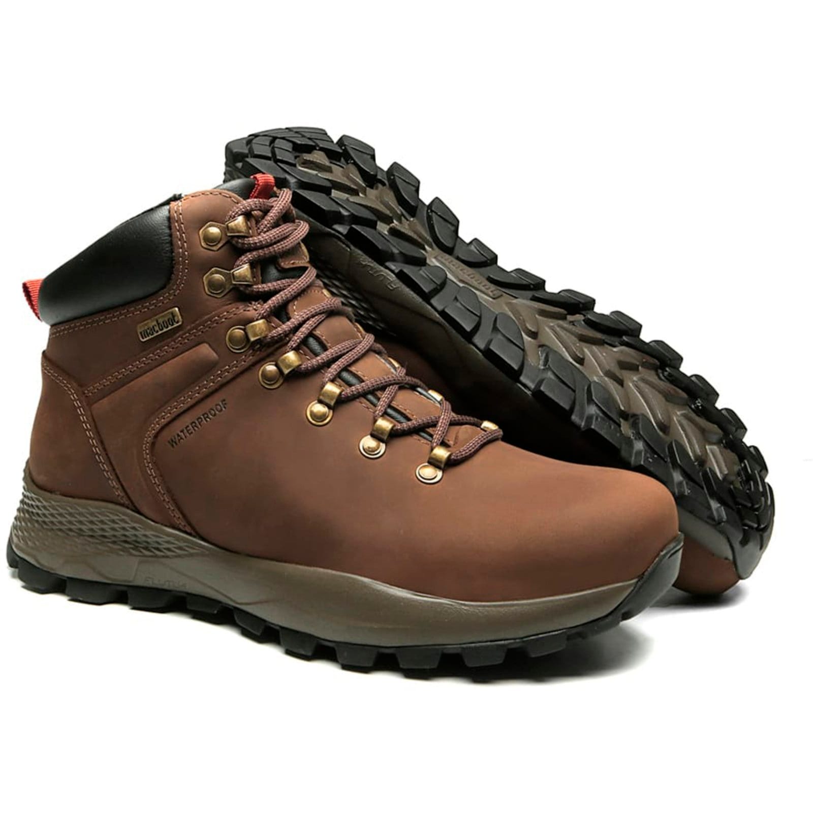 Vista 2 Bota Macboot Alpes 02z Waterproof Masculino Mac Boot marrom
