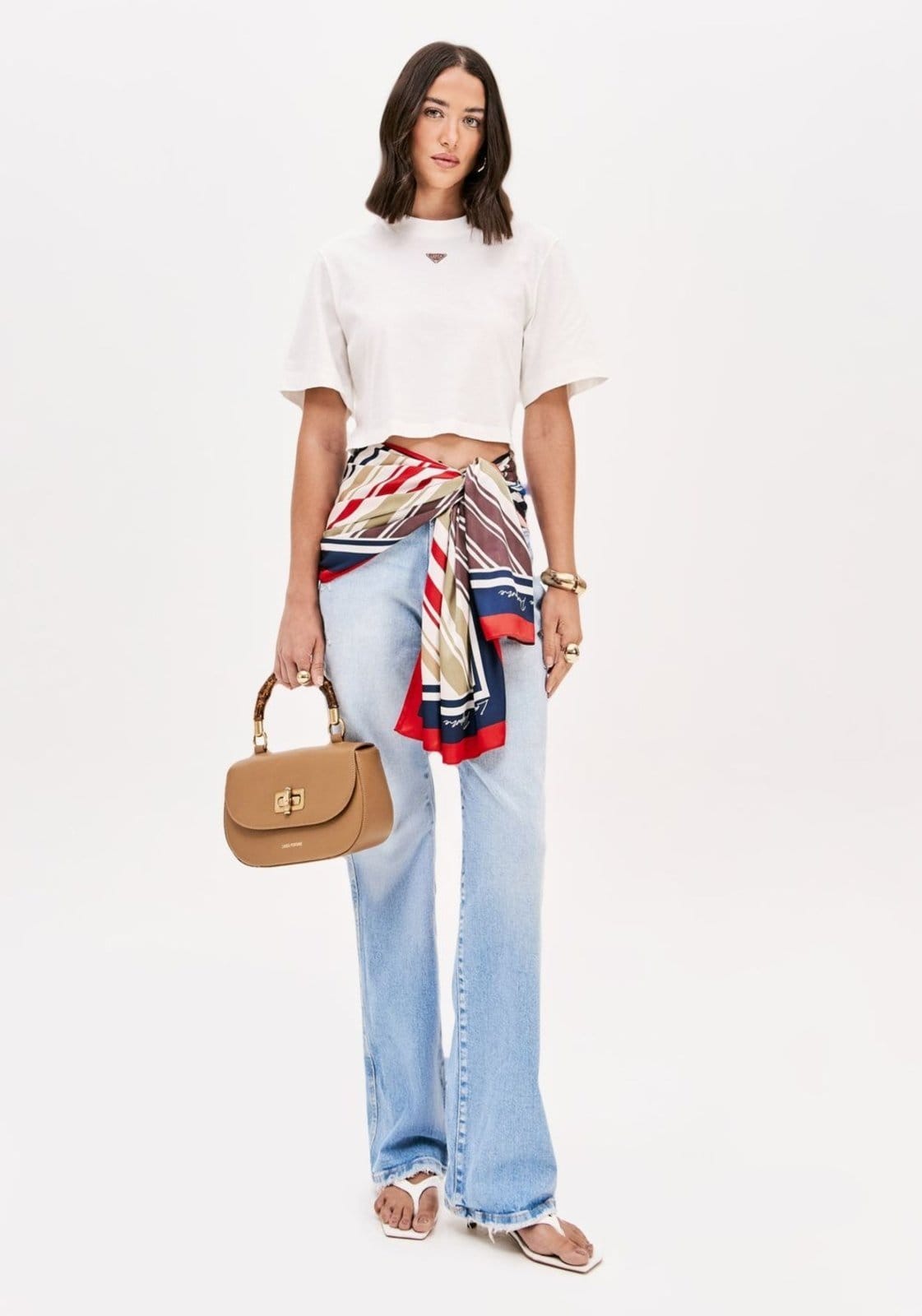 Calça Jeans Reta Cintura Super Alta