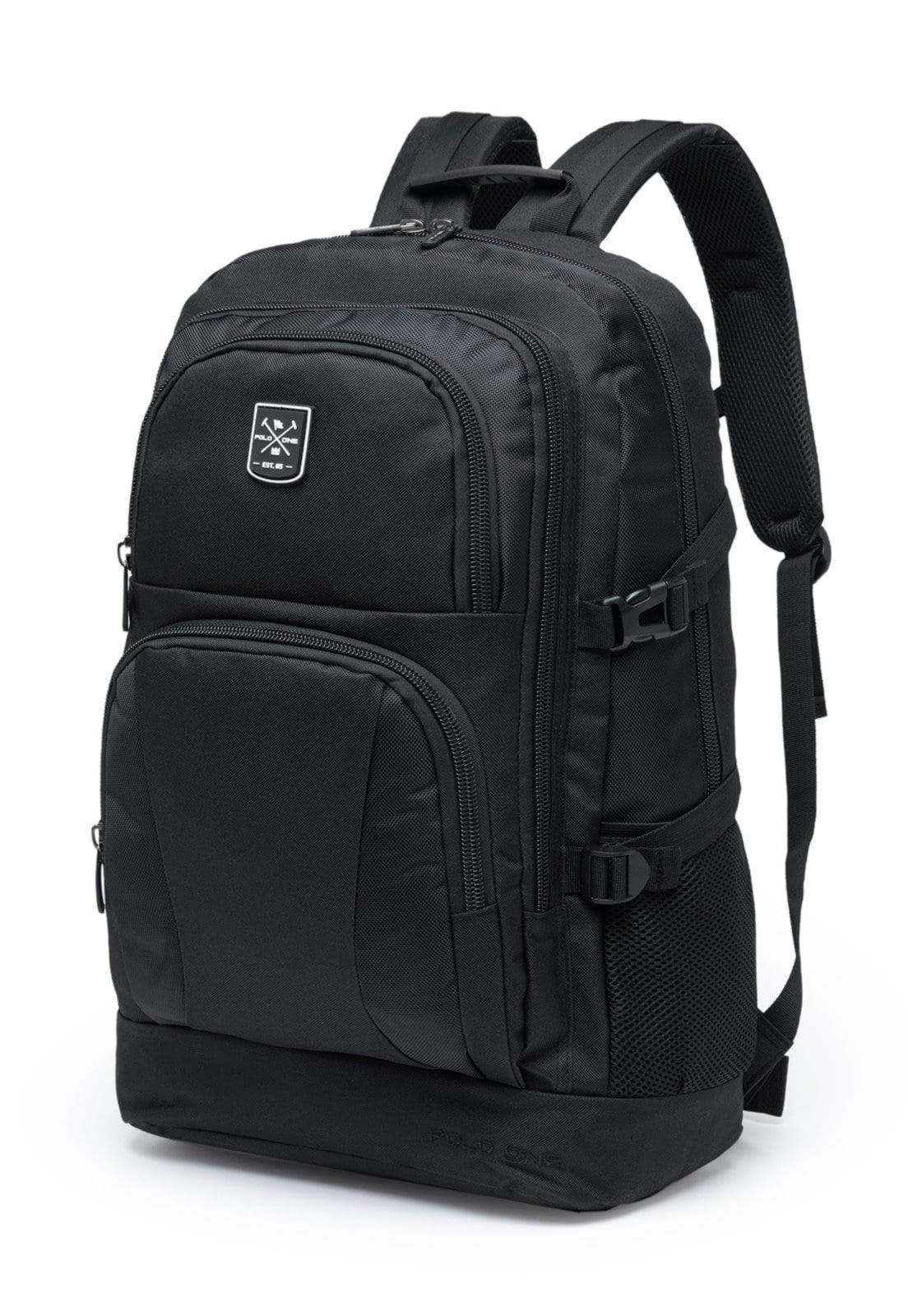 Vista 2 Mochila Polo One Executiva Impermeável Reforçada Notebook Polo One preto