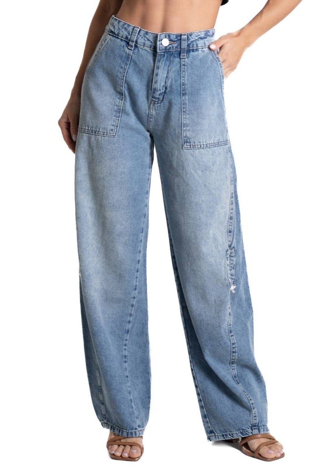 Calça Jeans Sawary Barrel - 281857
