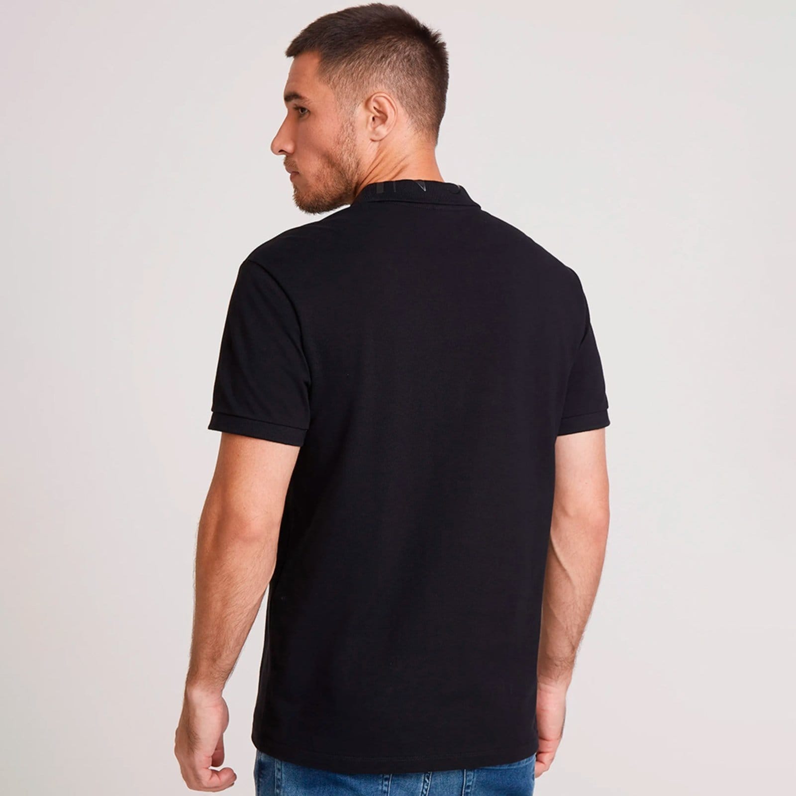 Vista 2 Camisa Polo John John Regular Isla In25 Masculino John John preto