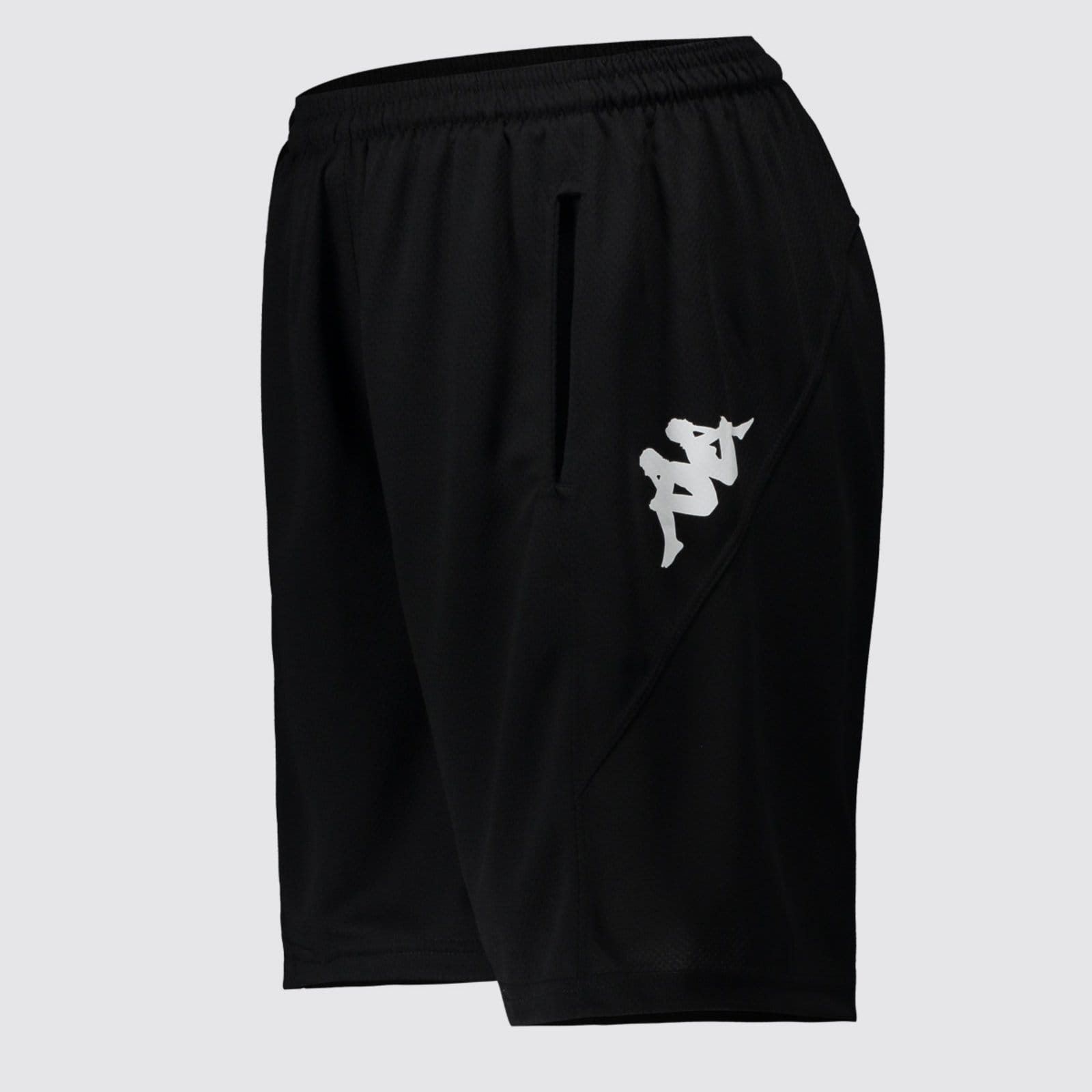 Vista 2 Shorts Kappa Ahora Pro Seven Com Bolso I Kappa preto