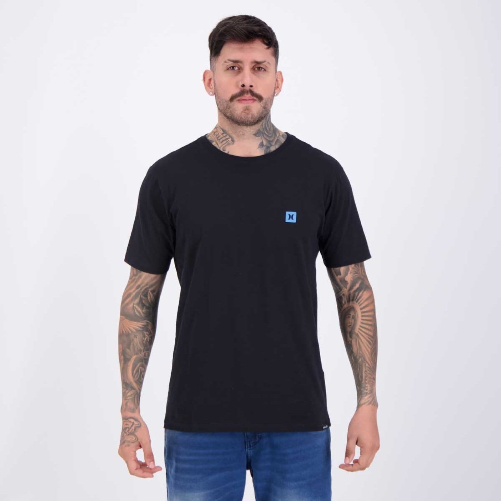 Camiseta Hurley Silk Mini Icon II Preta