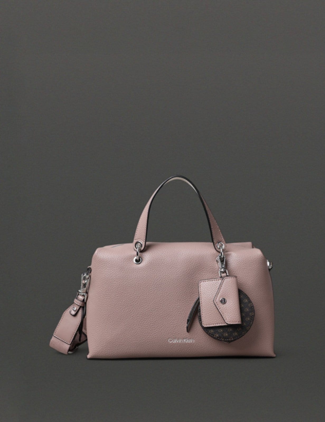 Bolsa Feminina Satchel Calvin Klein - Caqui Medio
