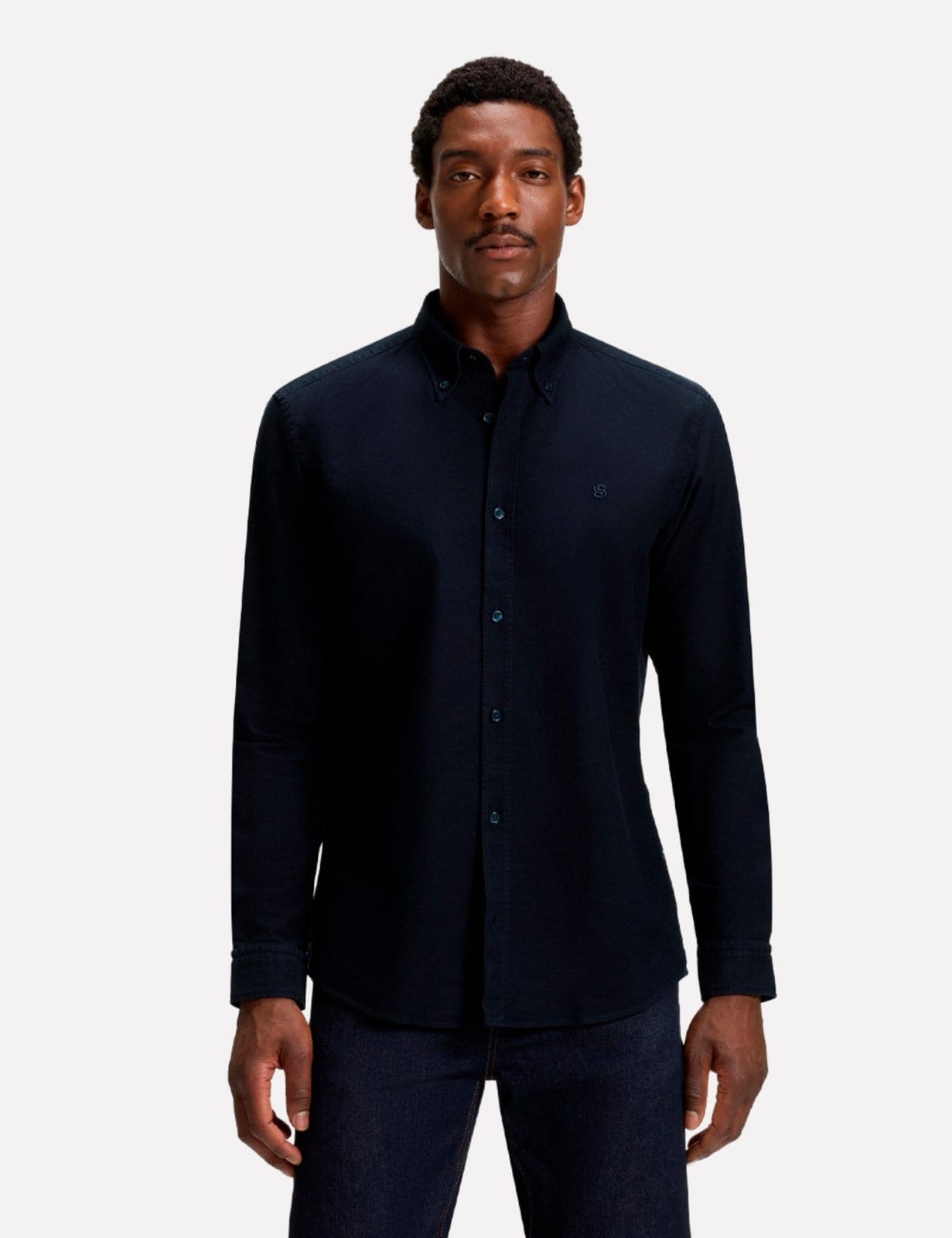 Camisa Hugo Boss Masculina Slim H-ROAN-BD-E-C1