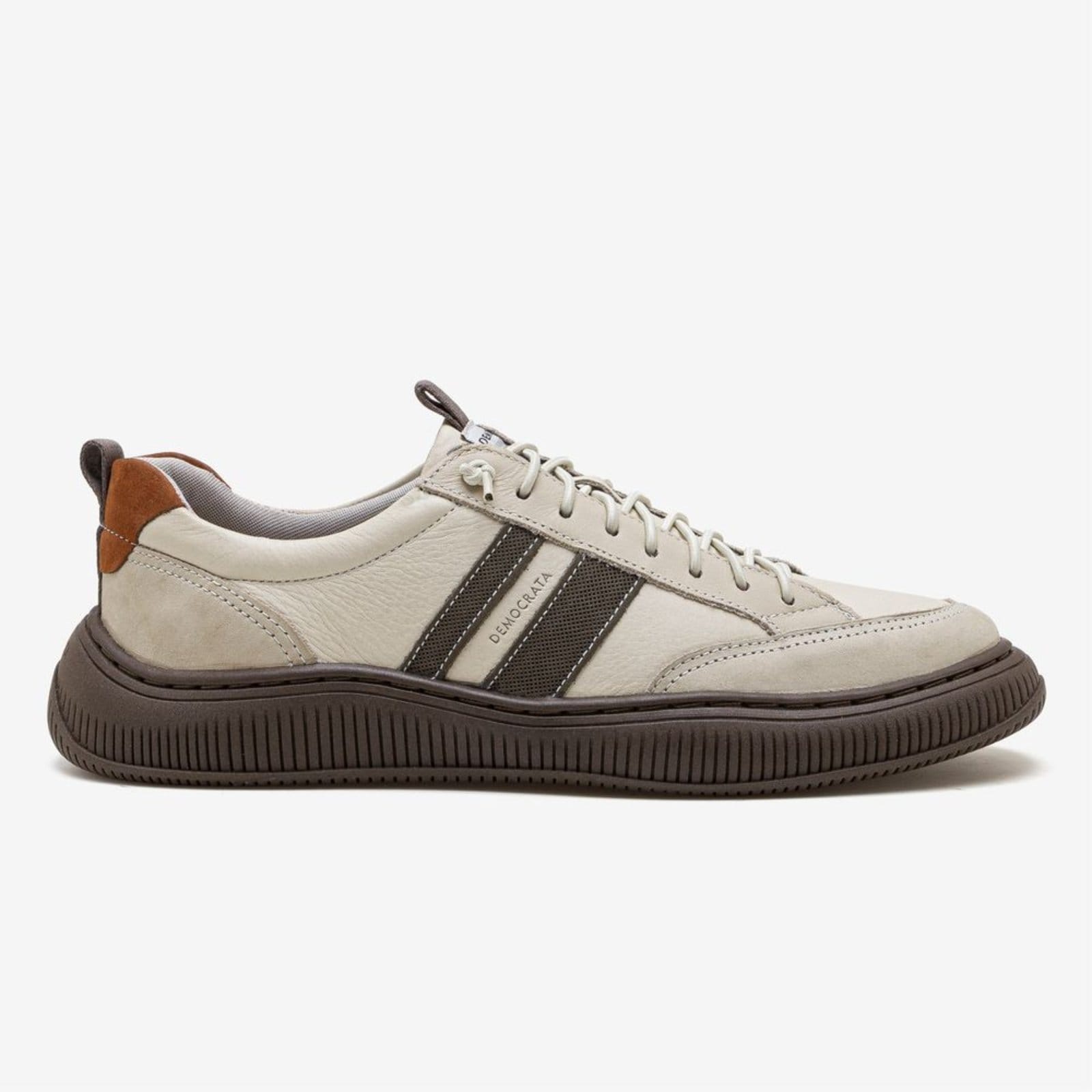 Tênis Democrata Casual Creme