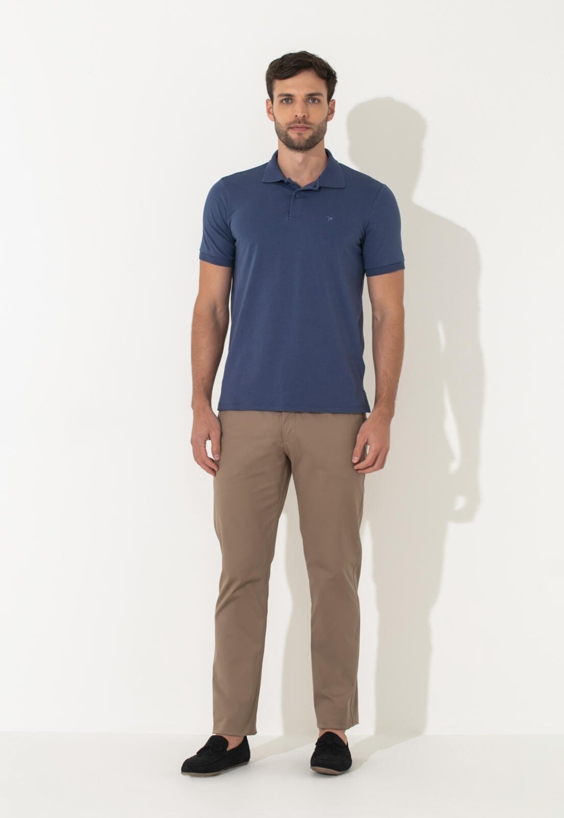 Calça Sarja Regular Moovexx Traymon - Kaki Medio - 54