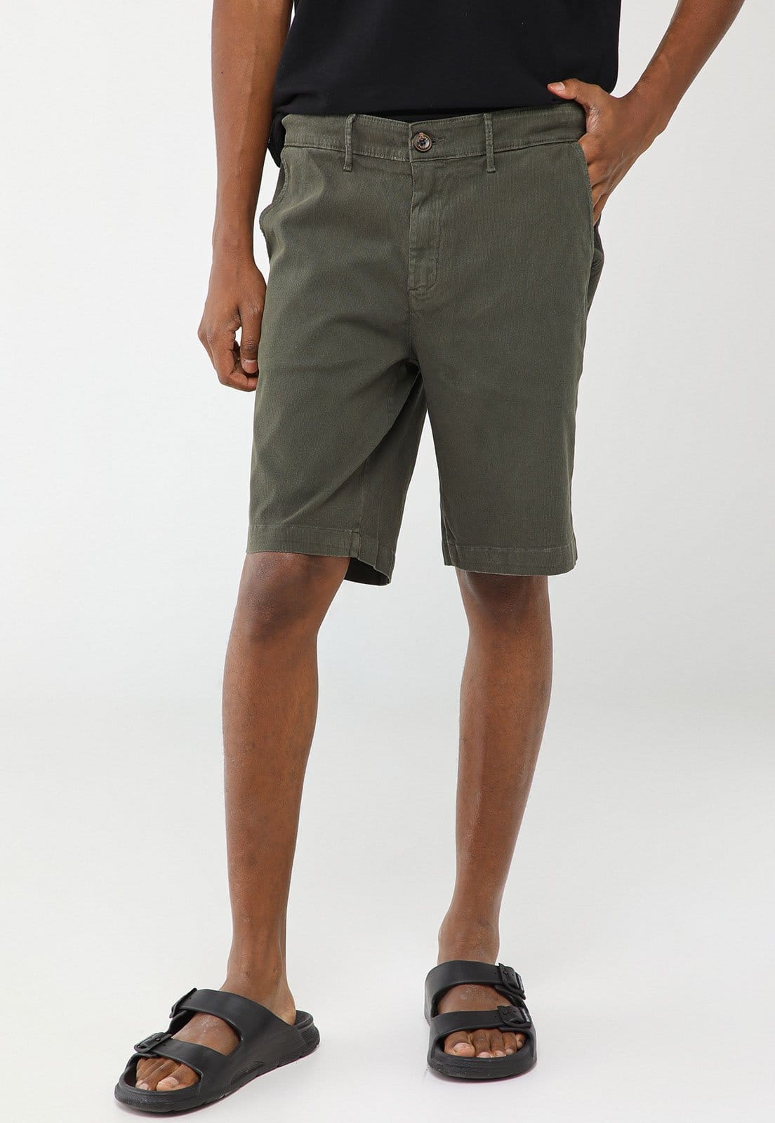 Bermuda Masculina Dudalina Right Sarja