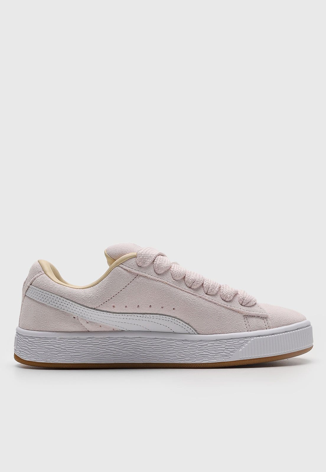 Vista 2 Tênis Feminino Puma Suede XL Claro Puma rosa