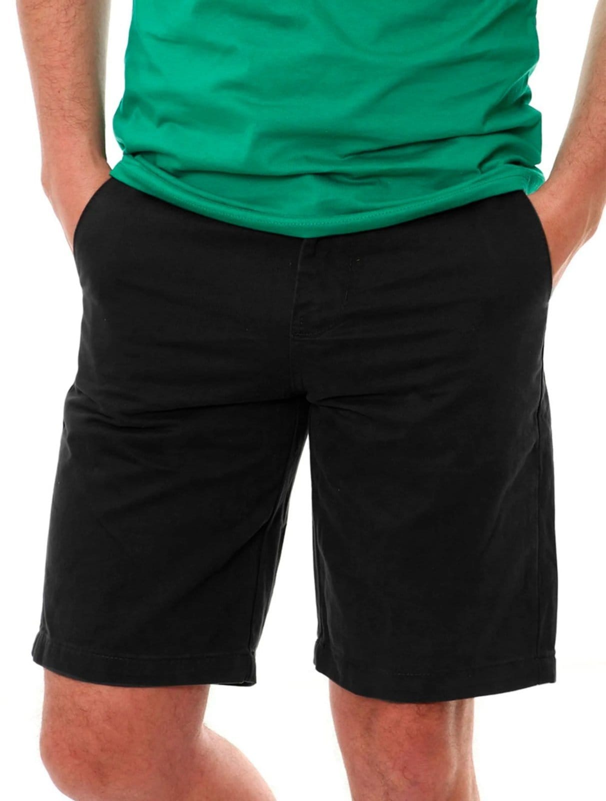 Bermuda Tommy Hilfiger Masculina Sarja Brooklyn Preta